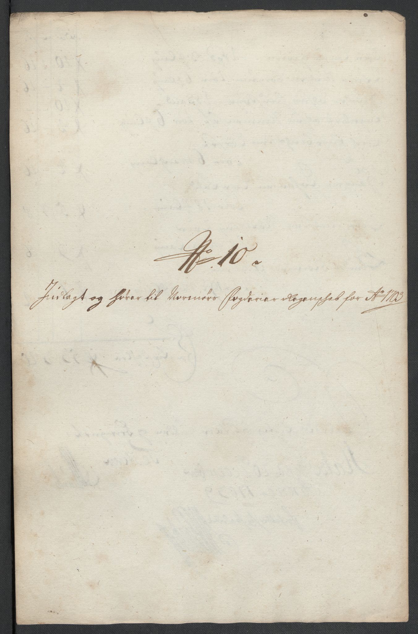 Rentekammeret inntil 1814, Reviderte regnskaper, Fogderegnskap, RA/EA-4092/R56/L3740: Fogderegnskap Nordmøre, 1703-1704, p. 102