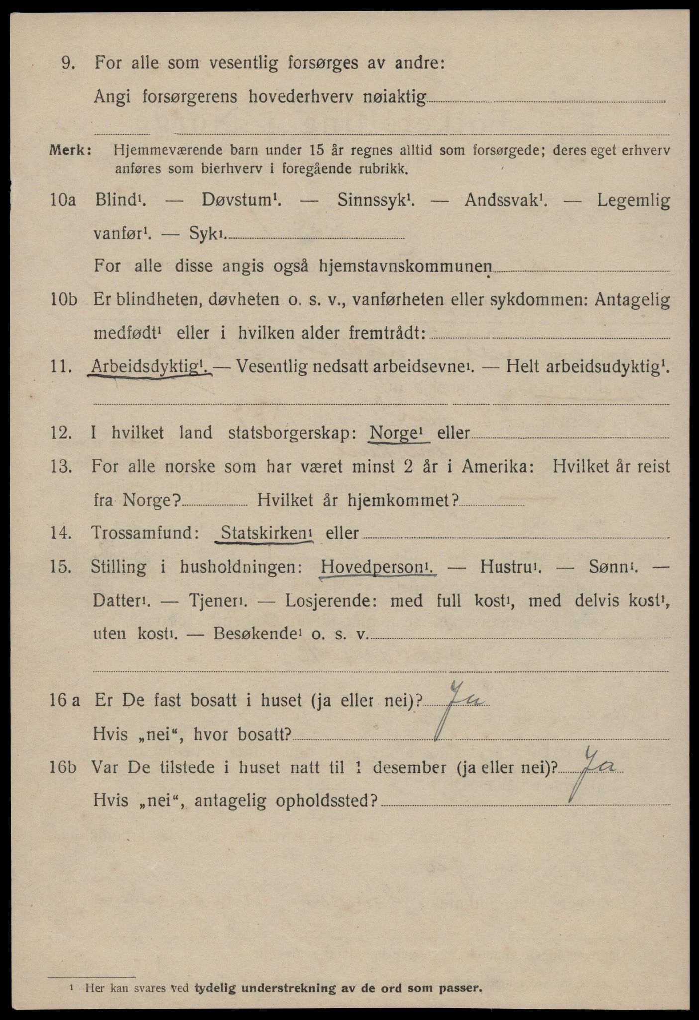 SAT, 1920 census for Stemshaug, 1920, p. 1893