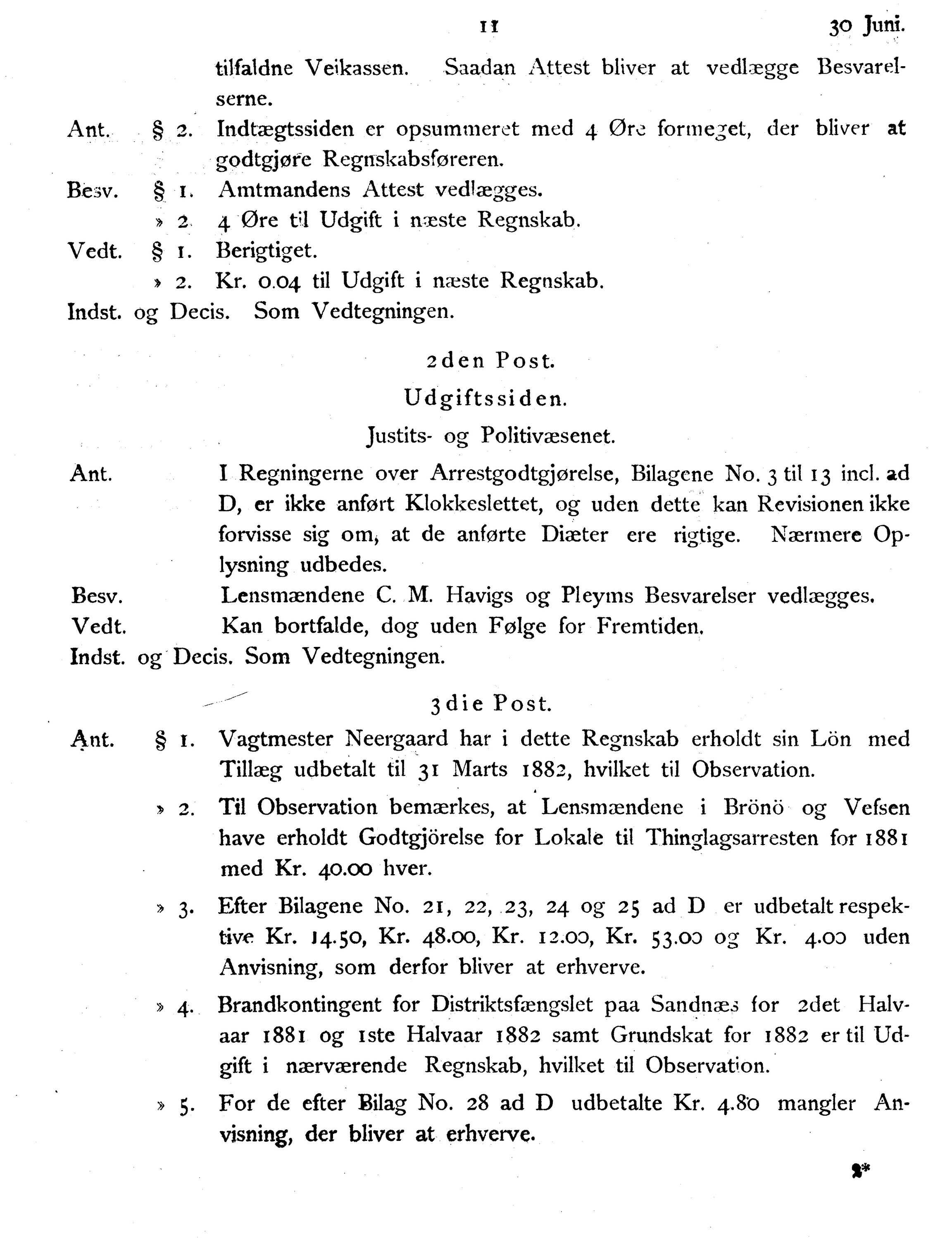 Nordland Fylkeskommune. Fylkestinget, AIN/NFK-17/176/A/Ac/L0014: Fylkestingsforhandlinger 1881-1885, 1881-1885