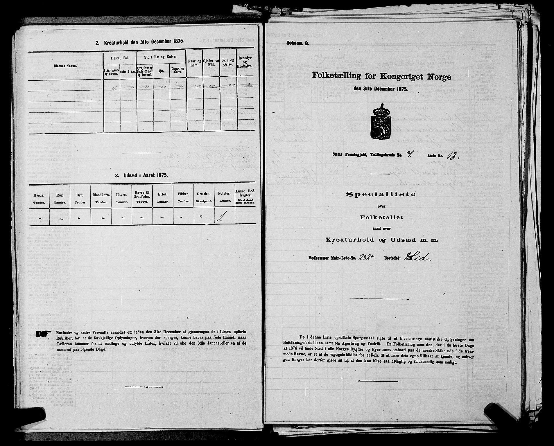 SAKO, 1875 census for 0721P Sem, 1875, p. 1155