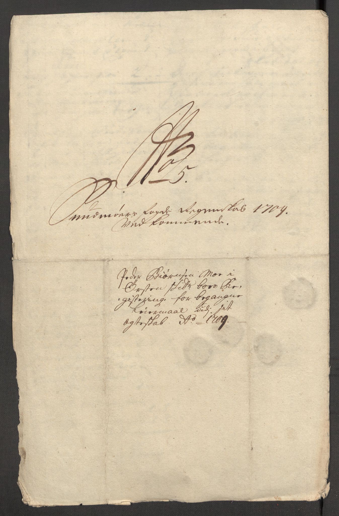 Rentekammeret inntil 1814, Reviderte regnskaper, Fogderegnskap, AV/RA-EA-4092/R54/L3562: Fogderegnskap Sunnmøre, 1708-1709, p. 346