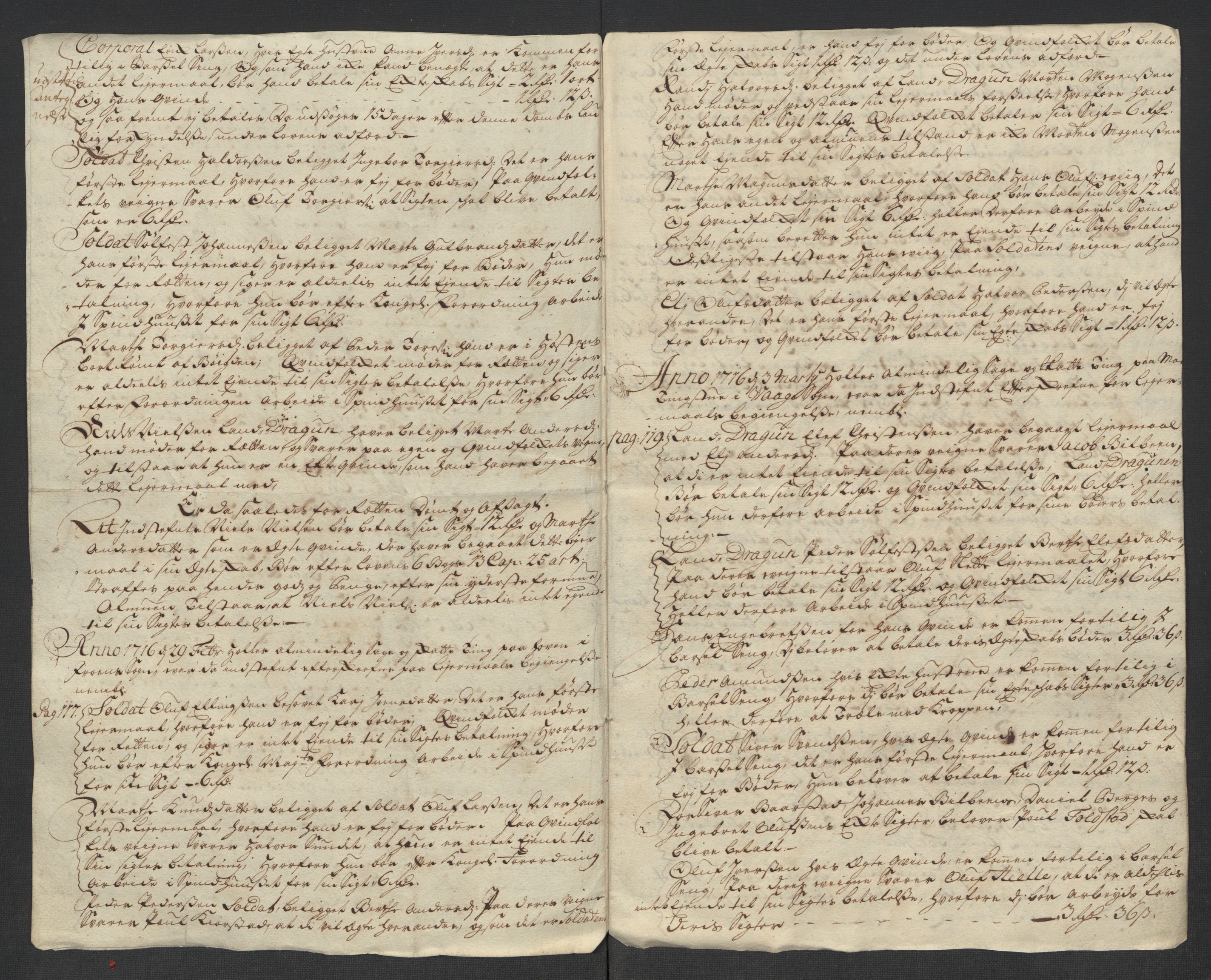 Rentekammeret inntil 1814, Reviderte regnskaper, Fogderegnskap, RA/EA-4092/R17/L1186: Fogderegnskap Gudbrandsdal, 1716, p. 141