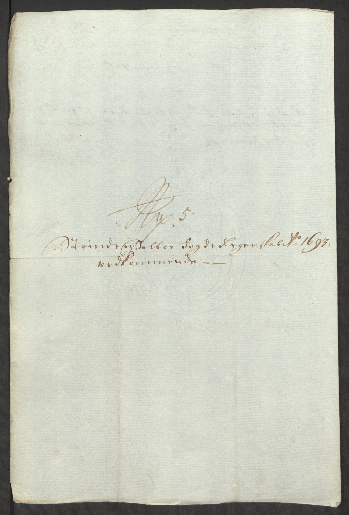 Rentekammeret inntil 1814, Reviderte regnskaper, Fogderegnskap, AV/RA-EA-4092/R61/L4104: Fogderegnskap Strinda og Selbu, 1693-1694, p. 157