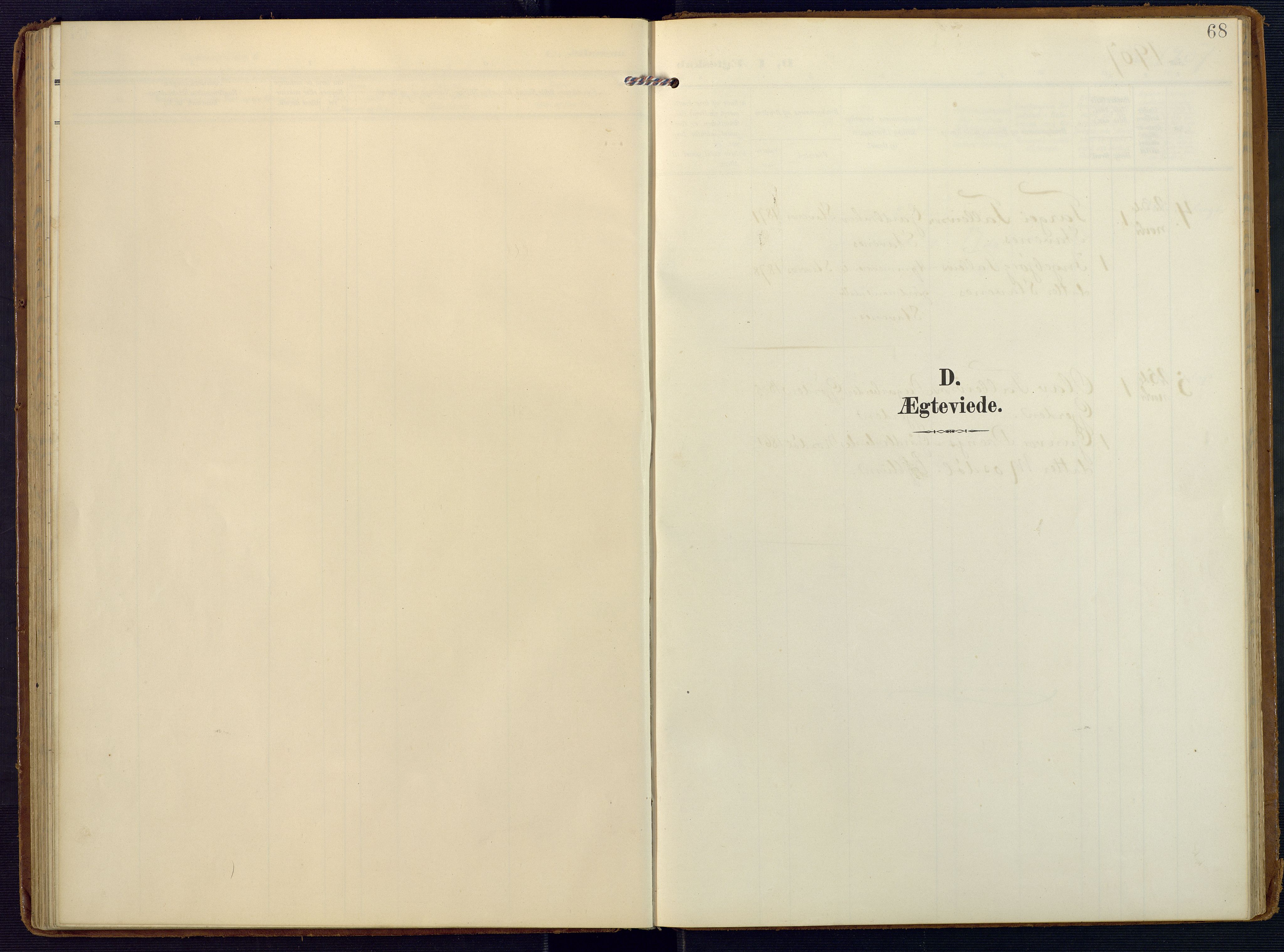 Valle sokneprestkontor, AV/SAK-1111-0044/F/Fa/Faa/L0002: Parish register (official) no. A 2, 1907-1919, p. 68