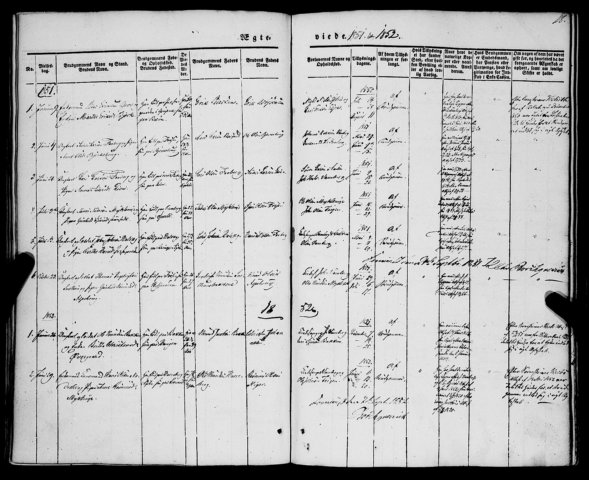 Jostedal sokneprestembete, AV/SAB-A-80601/H/Haa/Haaa/L0005: Parish register (official) no. A 5, 1849-1877, p. 118