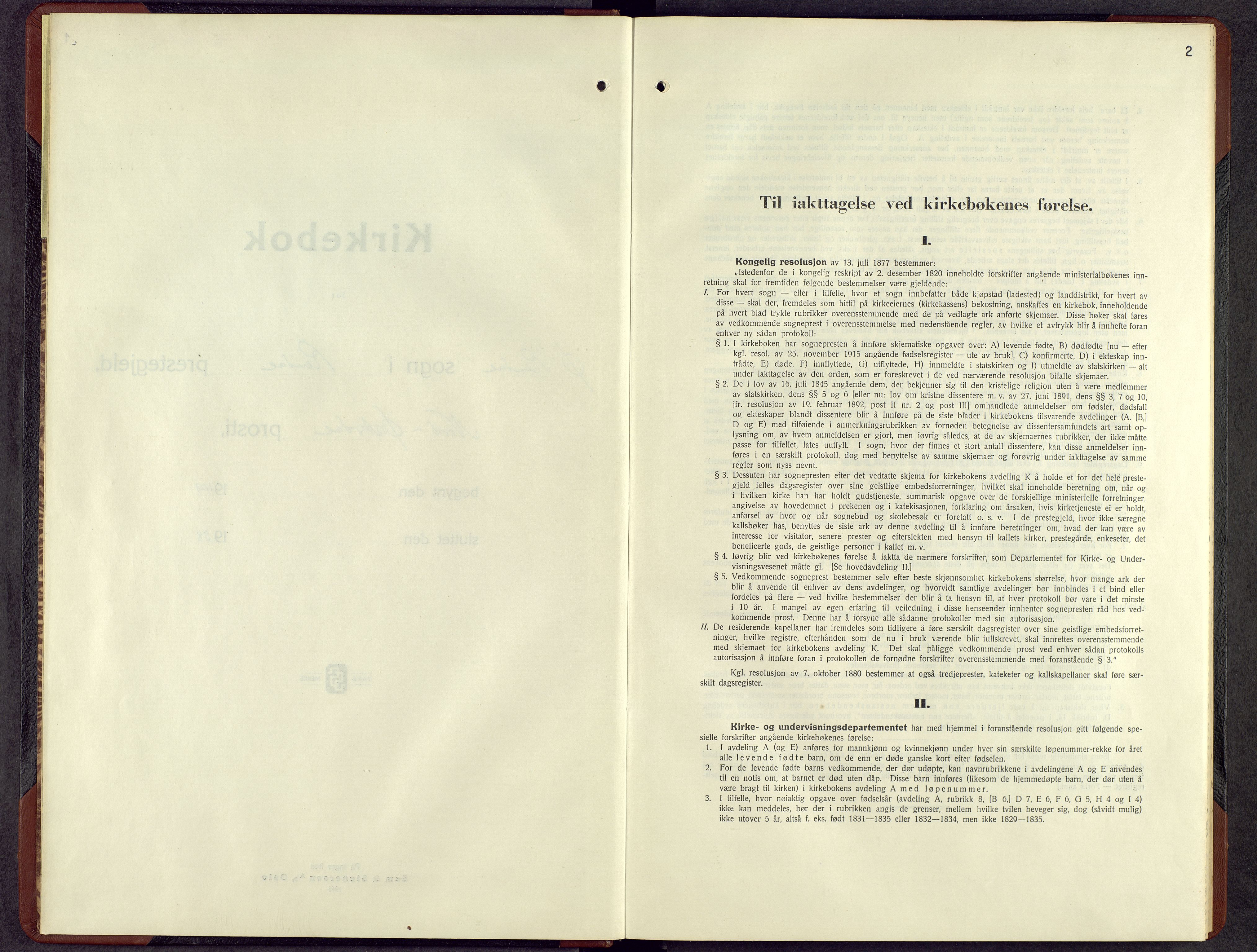 Rendalen prestekontor, SAH/PREST-054/H/Ha/Hab/L0007: Parish register (copy) no. 7, 1949-1958, p. 2