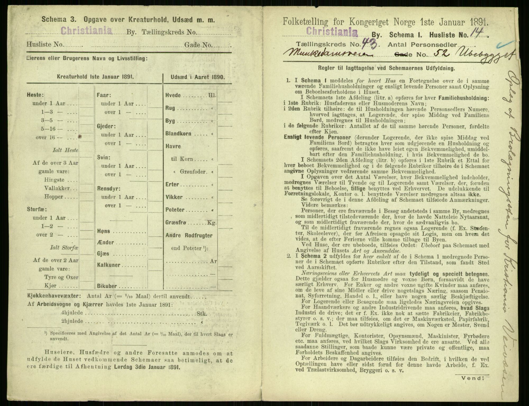 RA, 1891 census for 0301 Kristiania, 1891, p. 25566