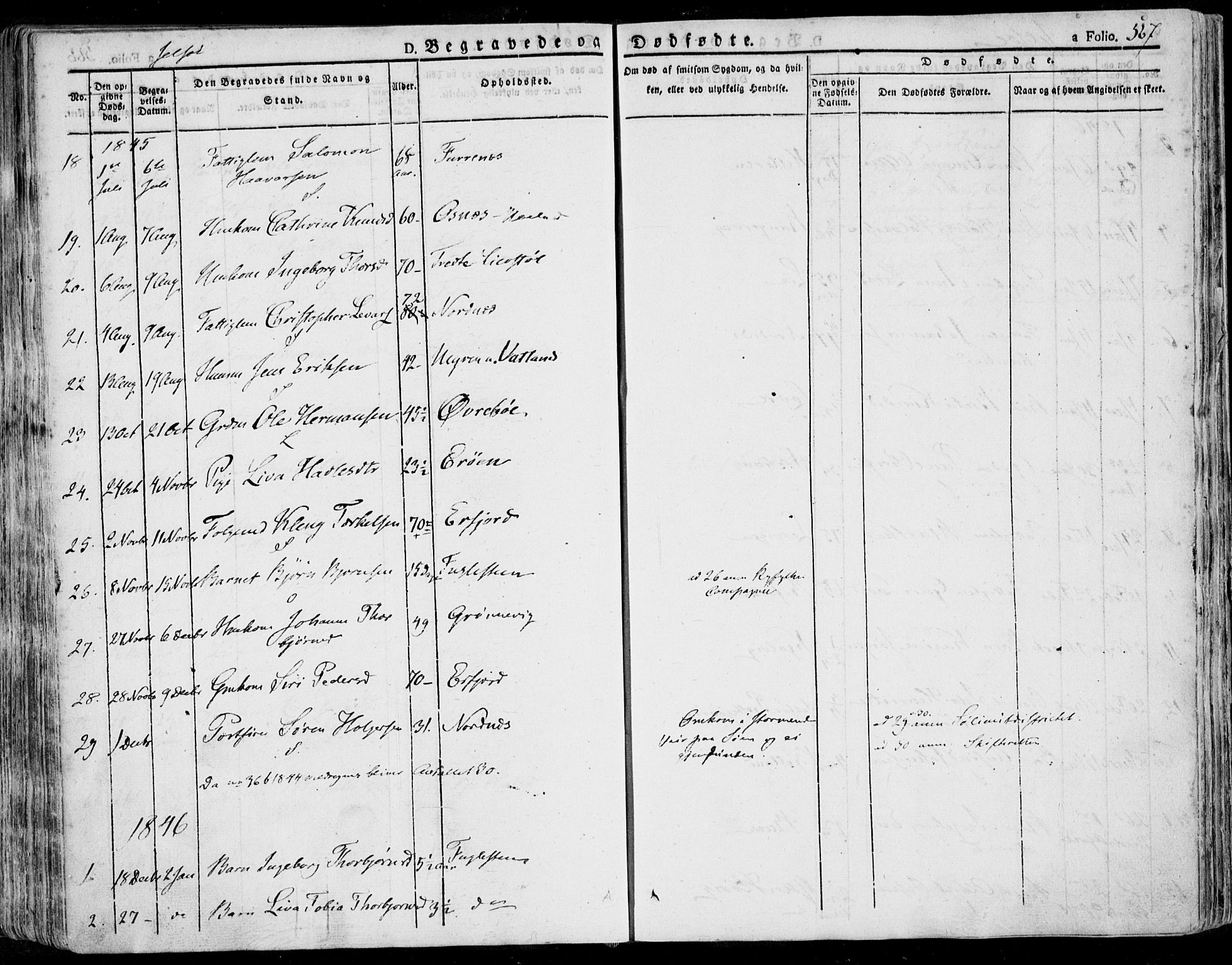 Jelsa sokneprestkontor, SAST/A-101842/01/IV: Parish register (official) no. A 6.2, 1828-1853, p. 567