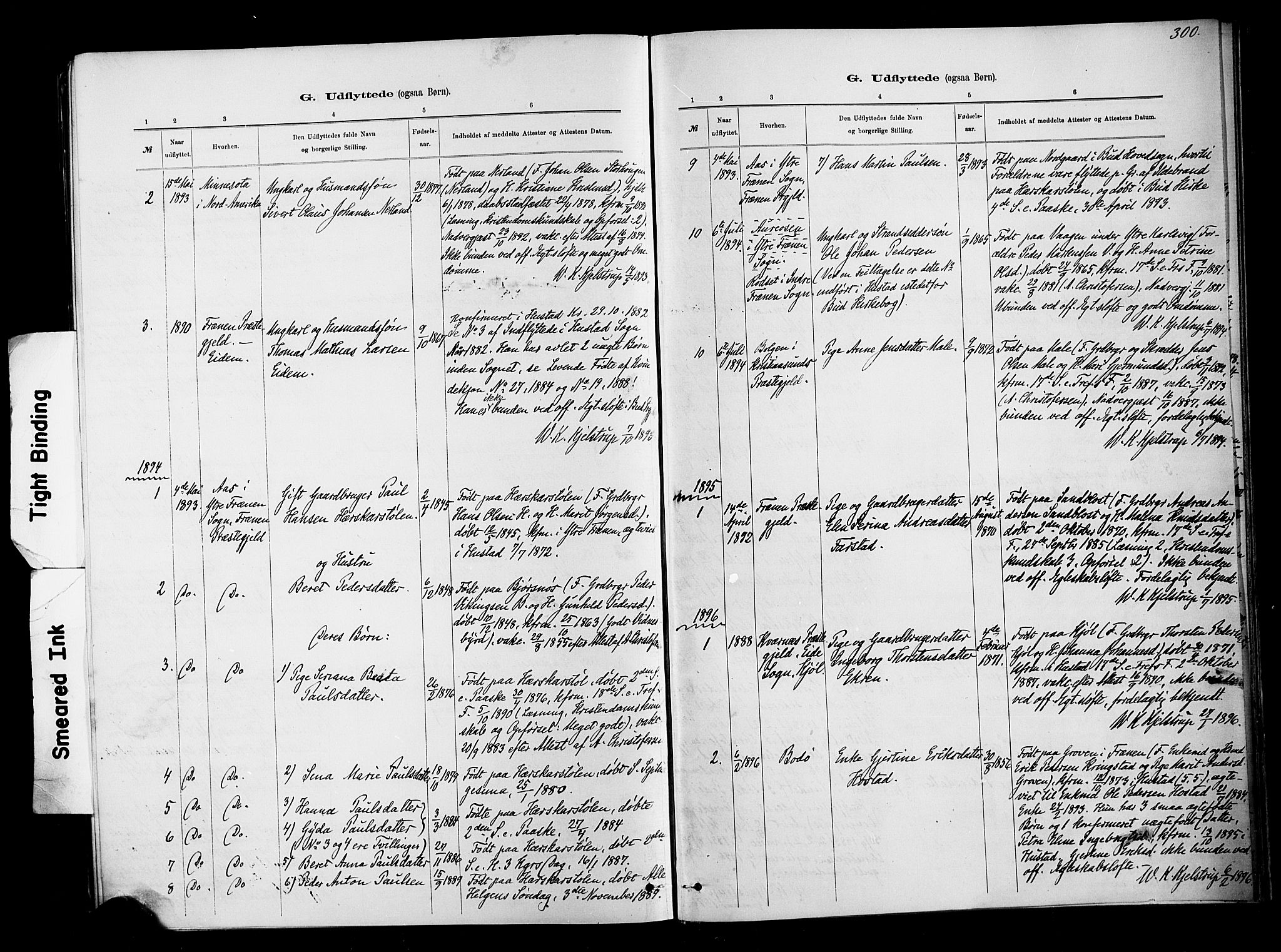 Ministerialprotokoller, klokkerbøker og fødselsregistre - Møre og Romsdal, AV/SAT-A-1454/567/L0778: Parish register (official) no. 567A01, 1881-1903, p. 300