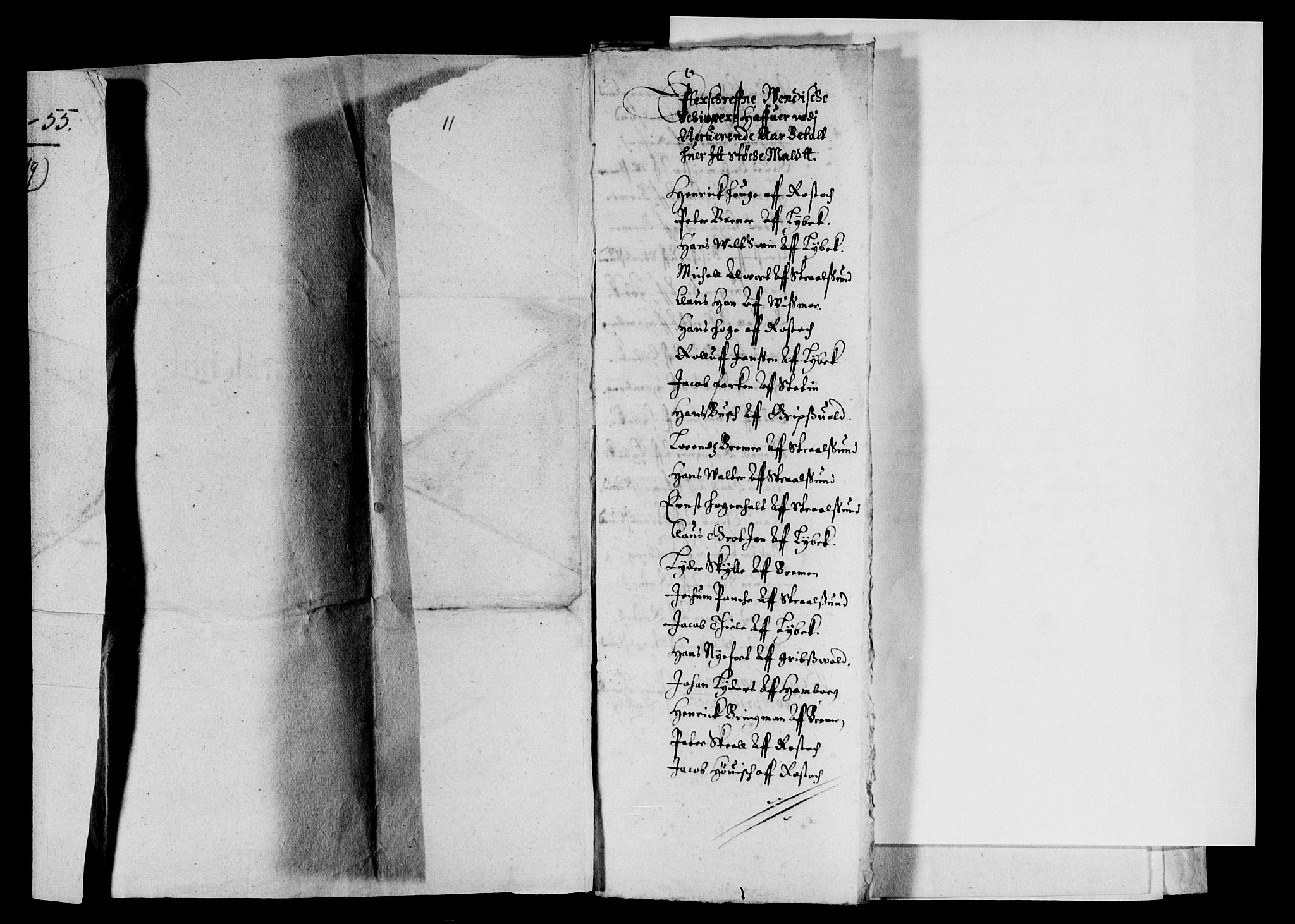 Rentekammeret inntil 1814, Reviderte regnskaper, Lensregnskaper, RA/EA-5023/R/Rb/Rbt/L0128: Bergenhus len, 1654-1655