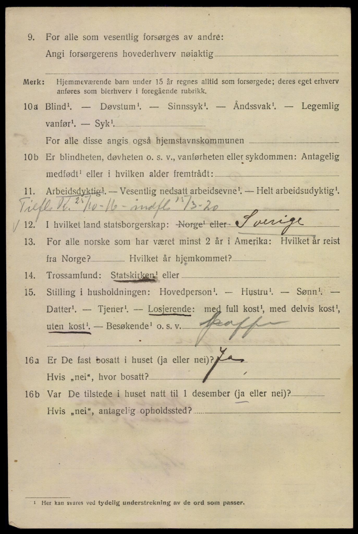 SAO, 1920 census for Kristiania, 1920, p. 593806