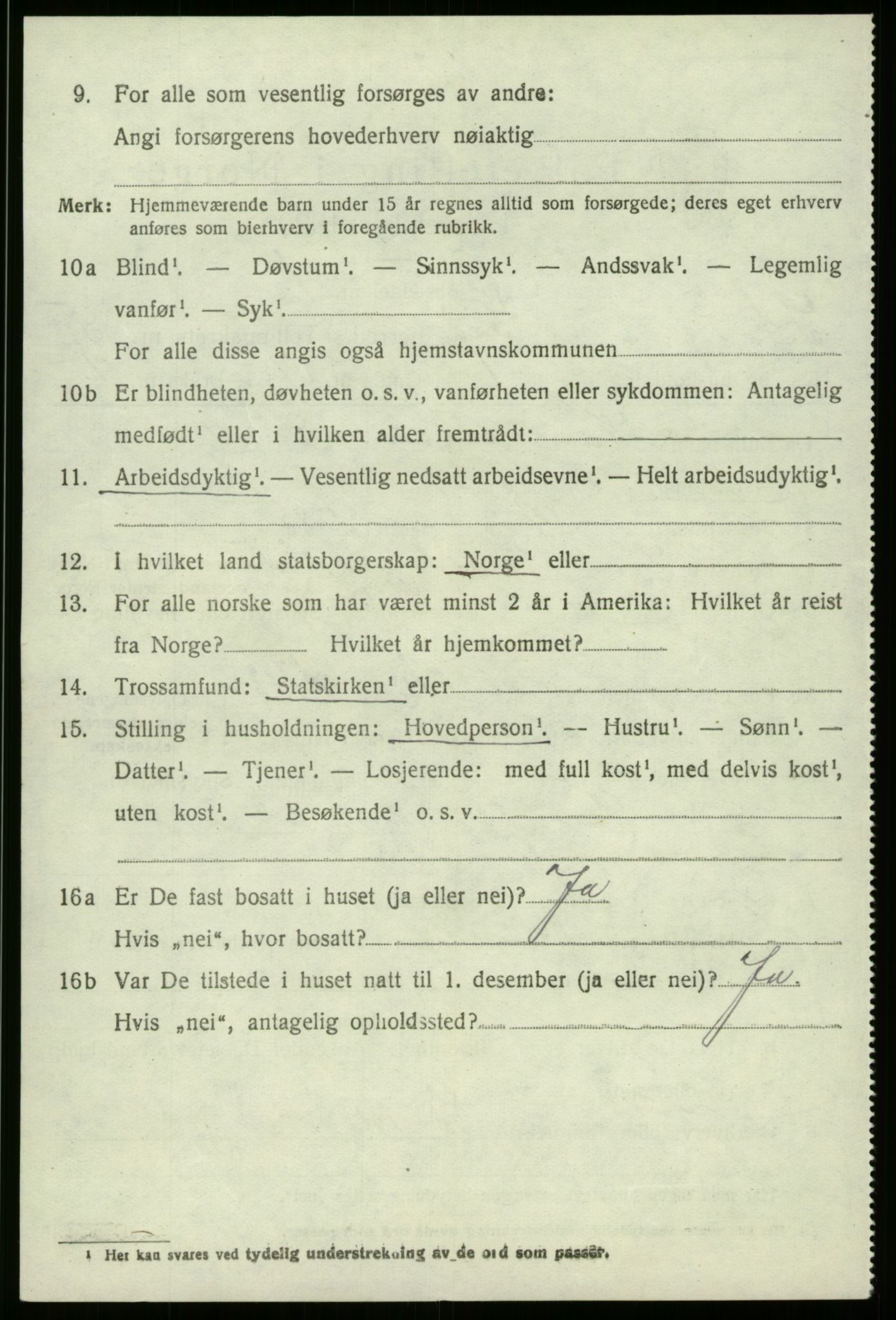 SAB, 1920 census for Eid, 1920, p. 2413