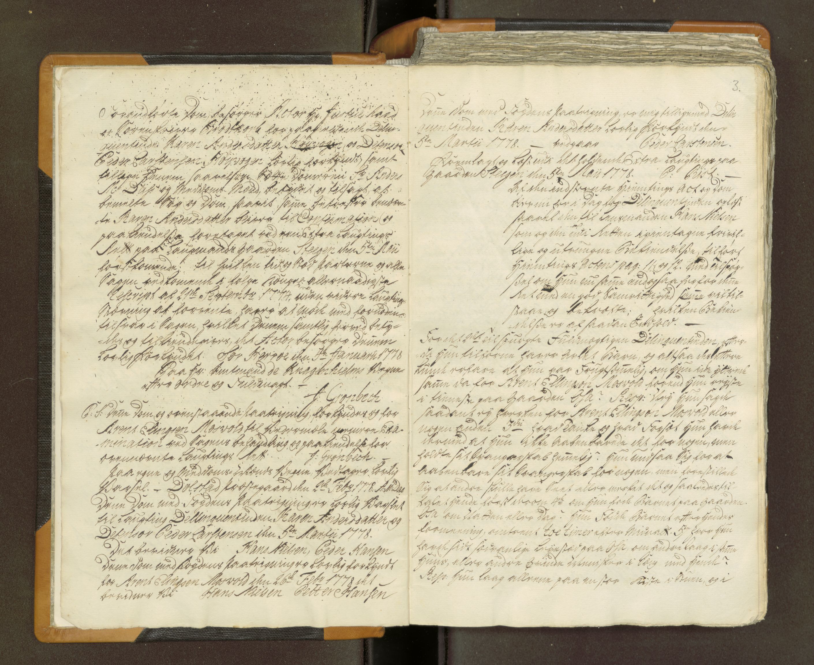Nordland og Finnmarks lagstol, SAT/A-5608/X/L0028: Domkopibok, 1778-1784, p. 2b-3a