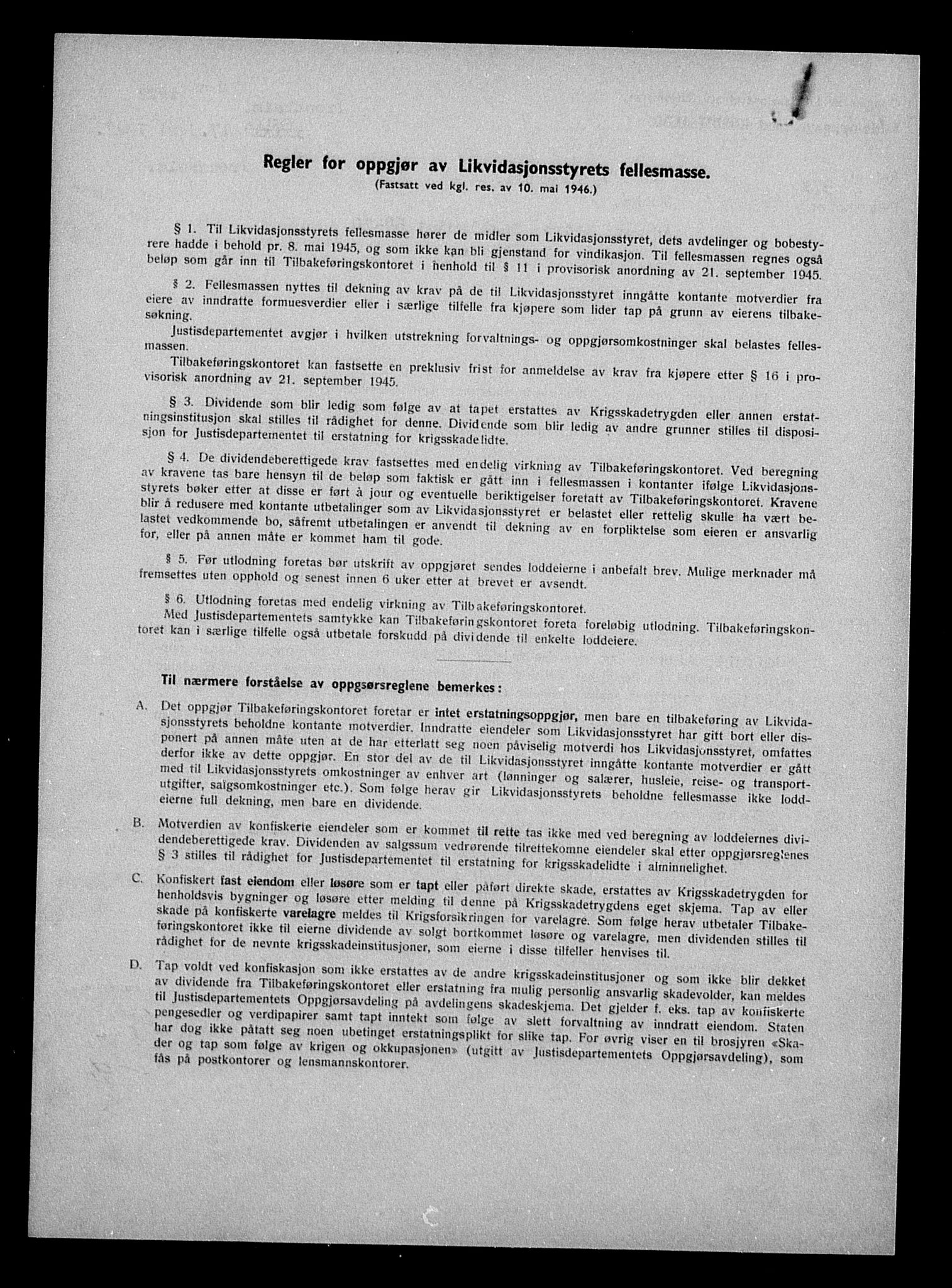 Justisdepartementet, Tilbakeføringskontoret for inndratte formuer, AV/RA-S-1564/H/Hc/Hca/L0908: --, 1945-1947, p. 629