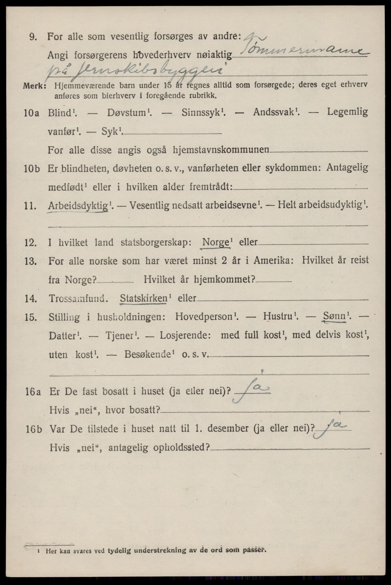 SAST, 1920 census for Skåre, 1920, p. 4815