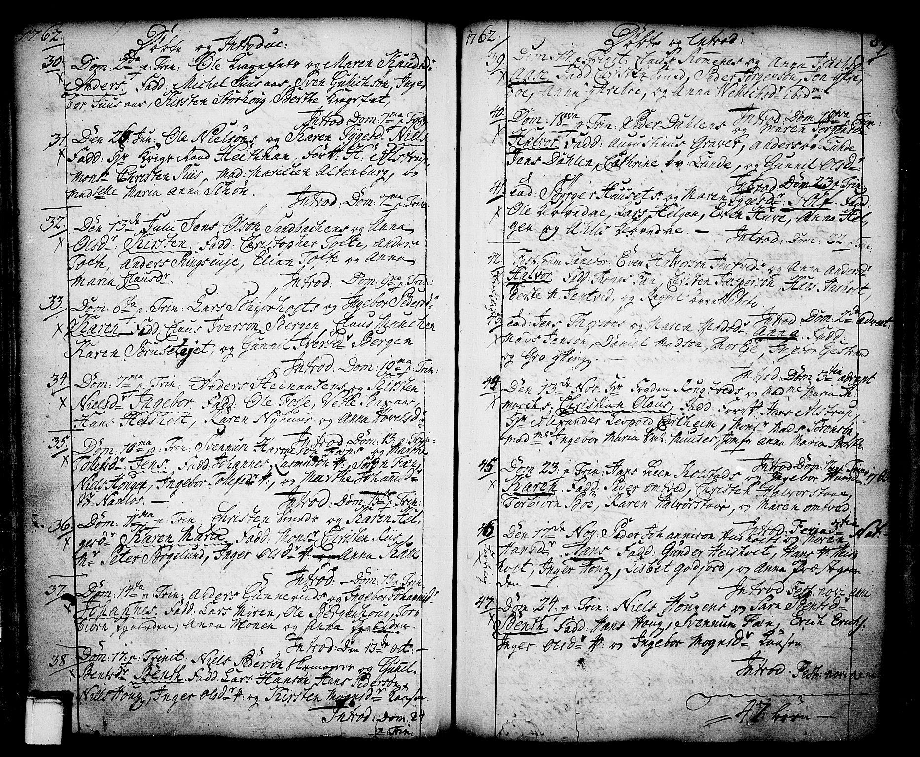 Holla kirkebøker, SAKO/A-272/F/Fa/L0001: Parish register (official) no. 1, 1717-1779, p. 89