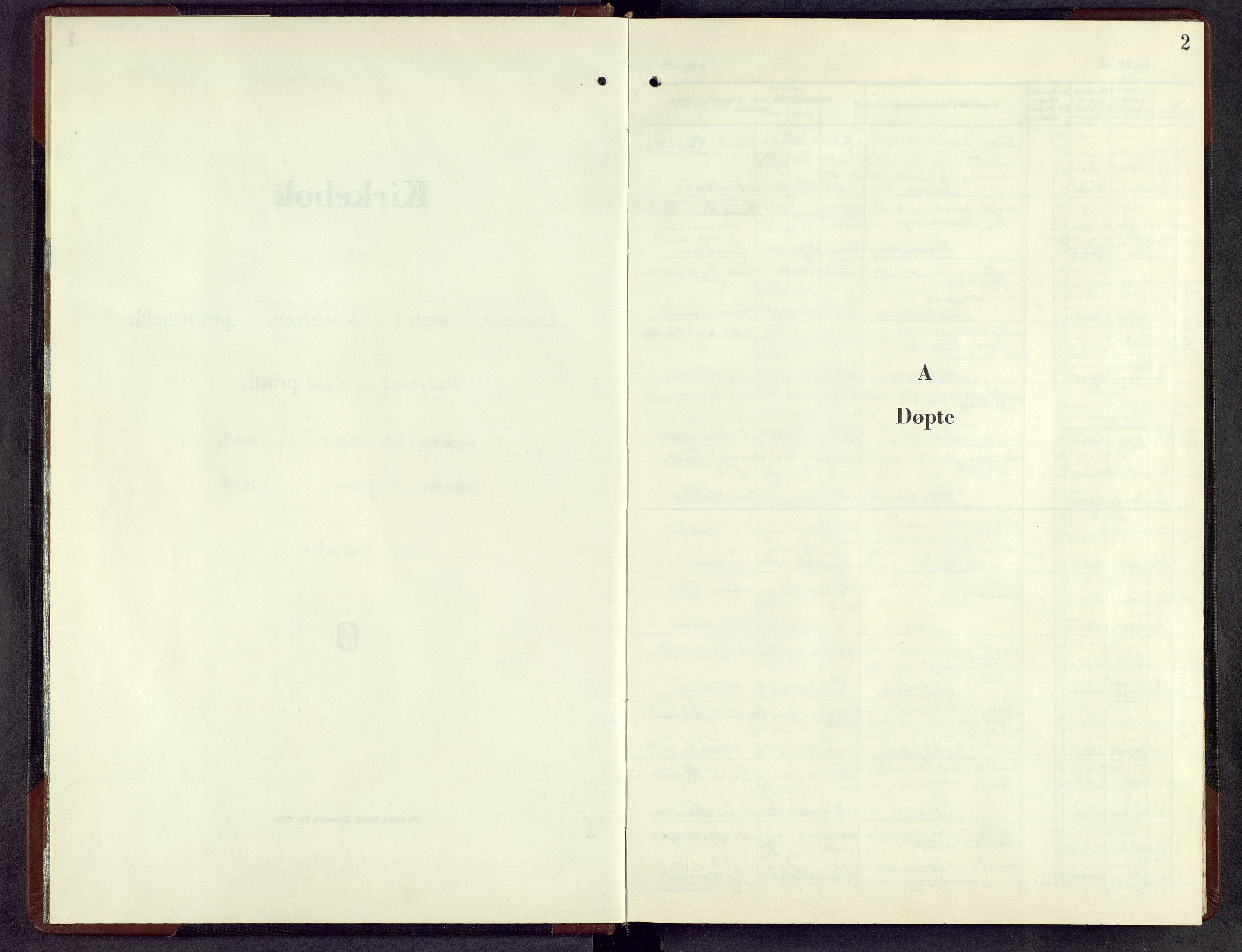 Lunner prestekontor, SAH/PREST-118/H/Ha/Hab/L0006: Parish register (copy) no. 6, 1961-1968, p. 2