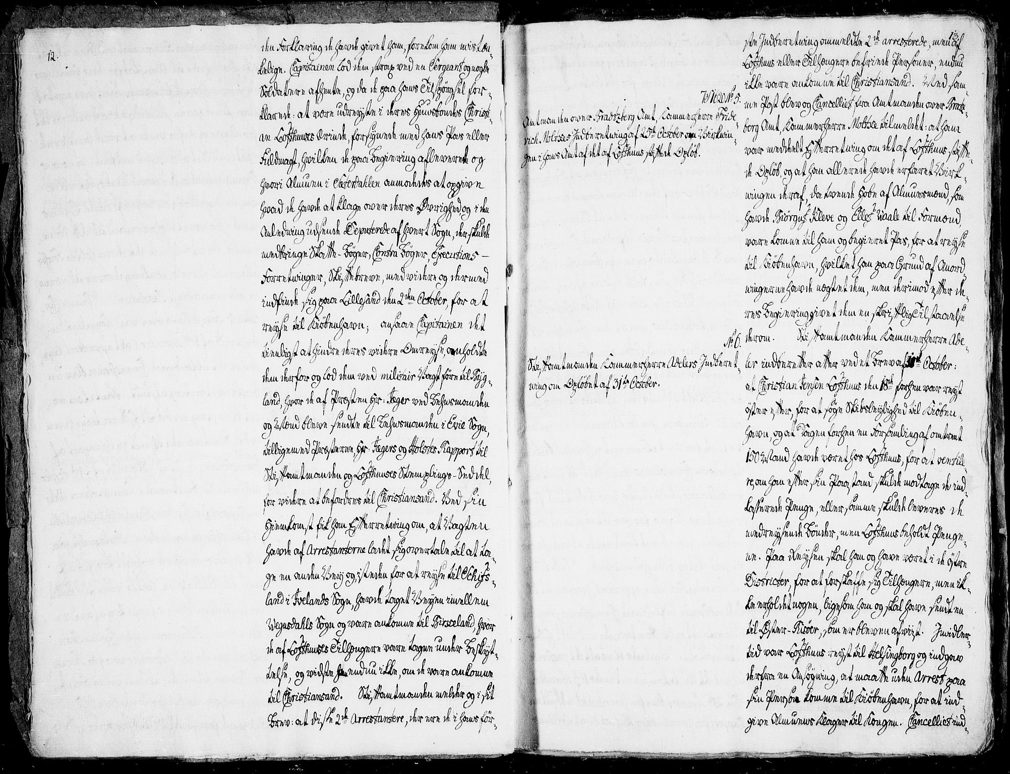 Danske Kanselli, Skapsaker, AV/RA-EA-4061/F/L0101: Skap 16, pakke 7 VII, 1787, p. 12-13