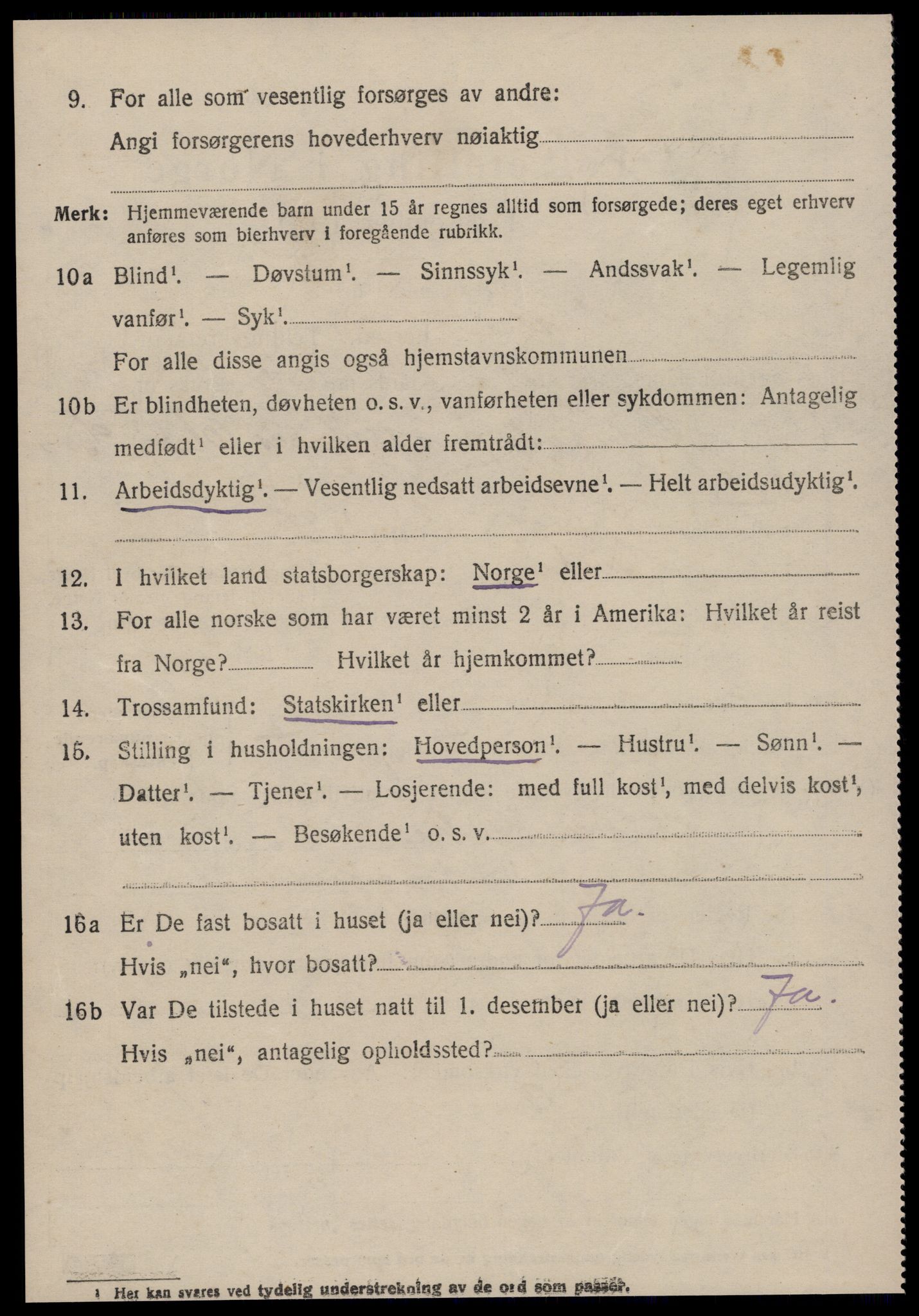 SAT, 1920 census for Giske, 1920, p. 867