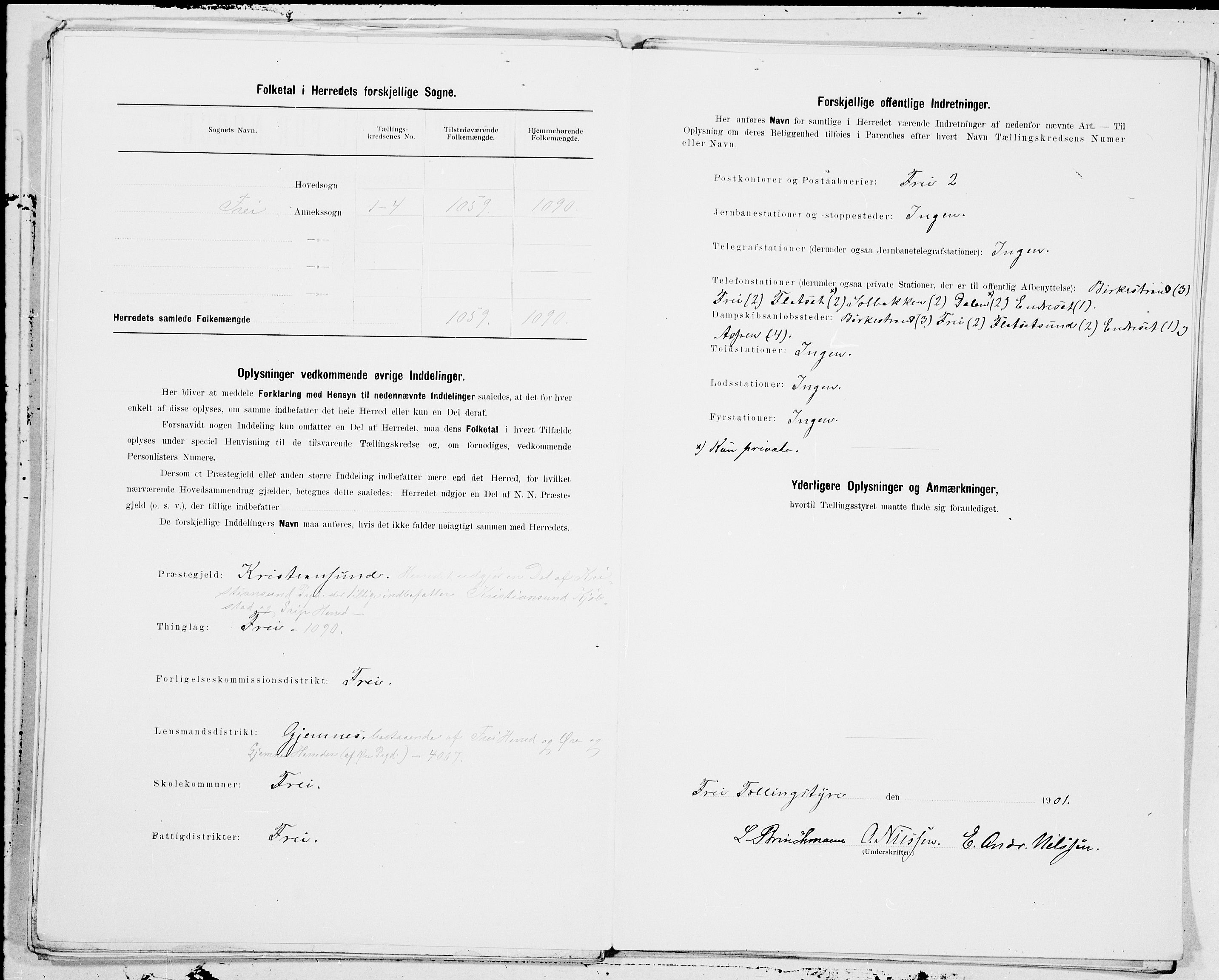 SAT, 1900 census for Frei, 1900, p. 11