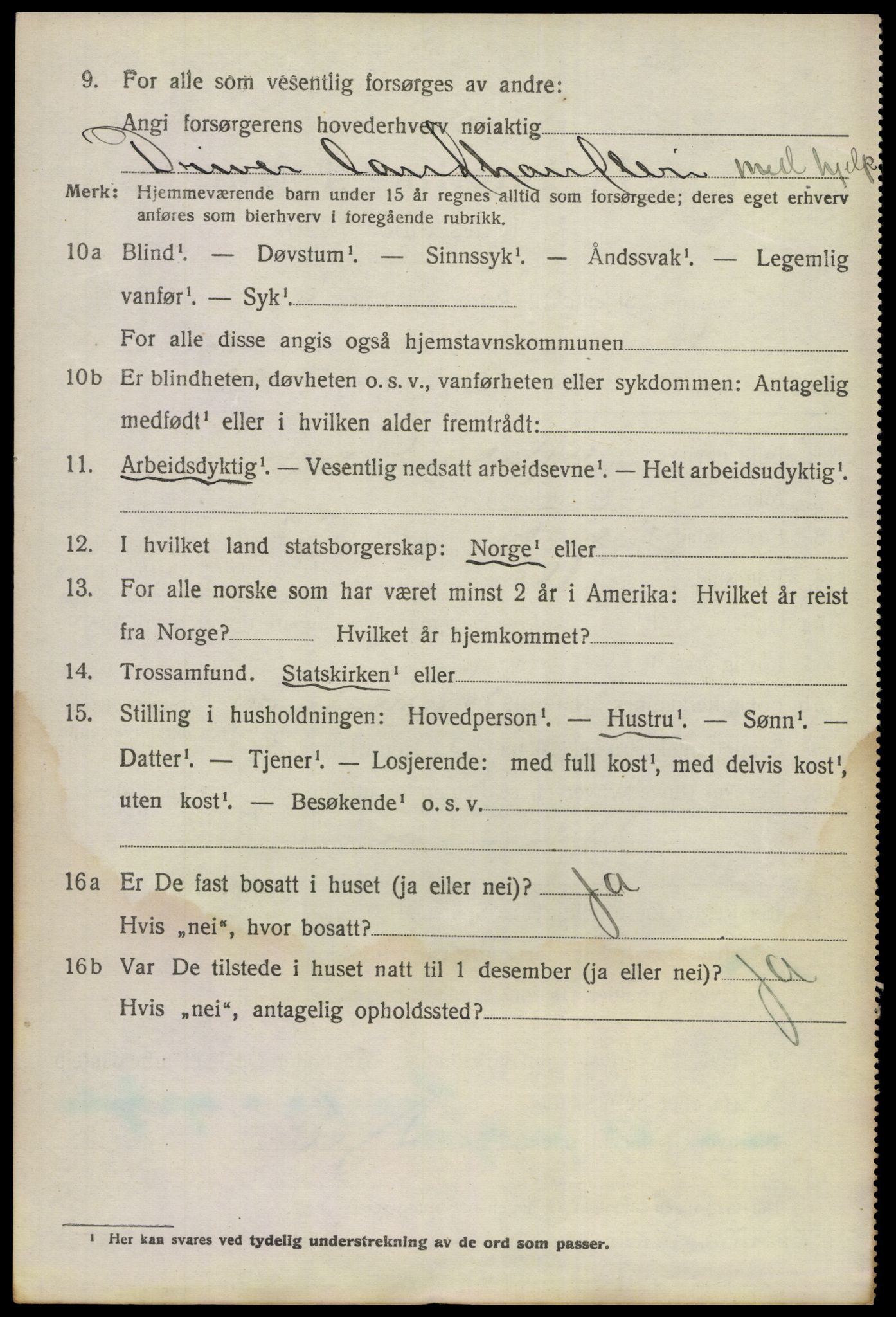 SAKO, 1920 census for Flå, 1920, p. 1378