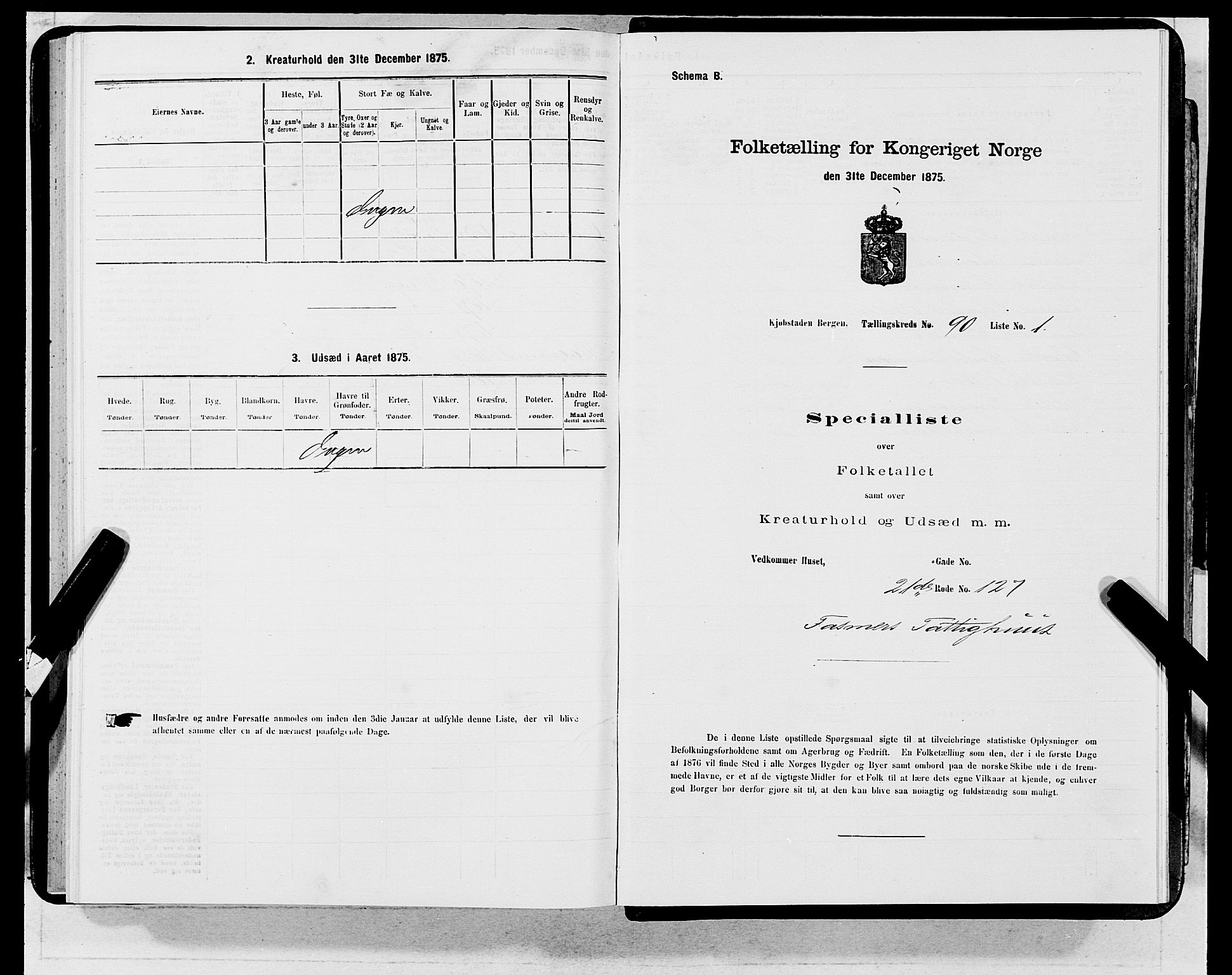 SAB, 1875 census for 1301 Bergen, 1875, p. 4828