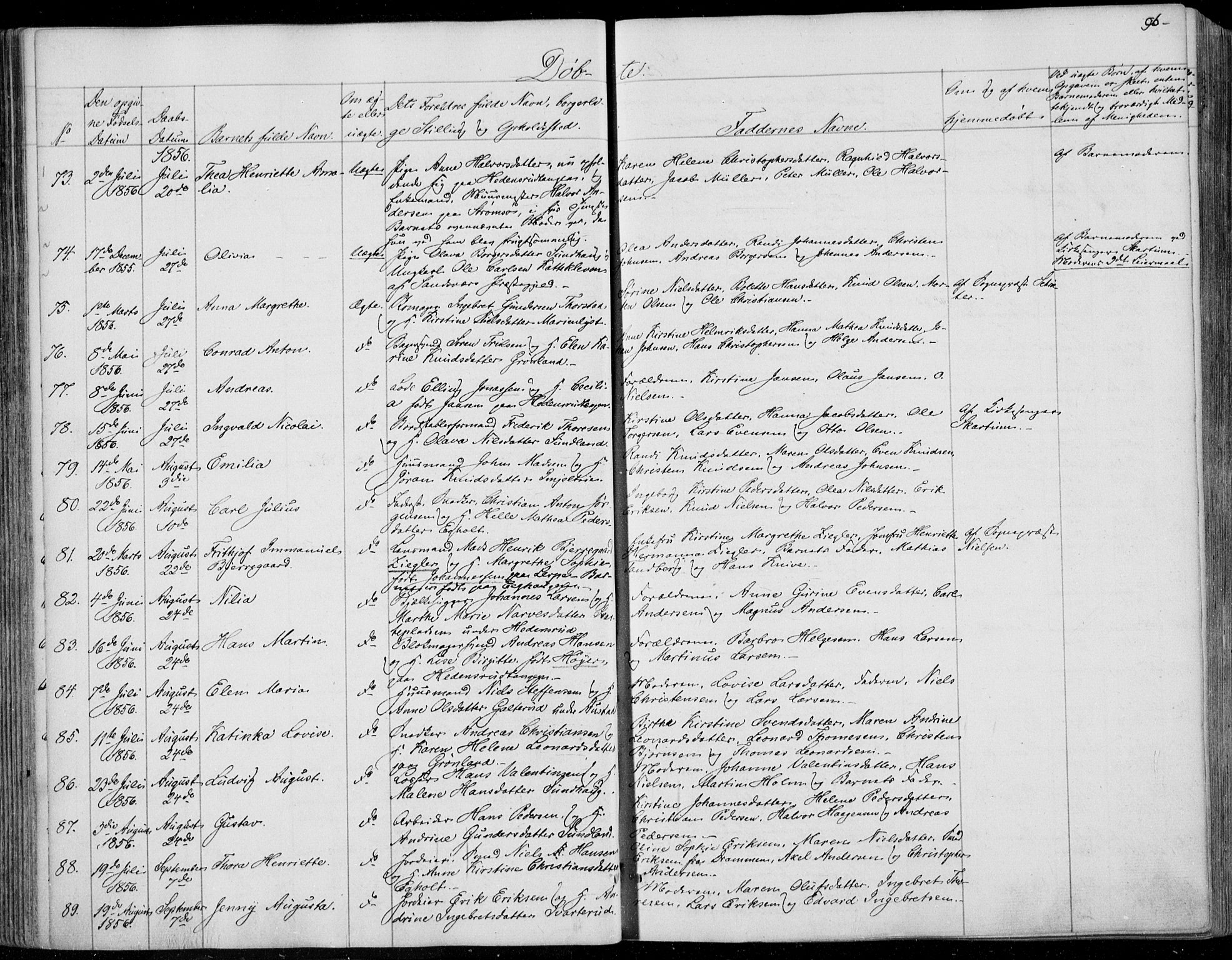 Skoger kirkebøker, AV/SAKO-A-59/F/Fa/L0003: Parish register (official) no. I 3, 1842-1861, p. 96