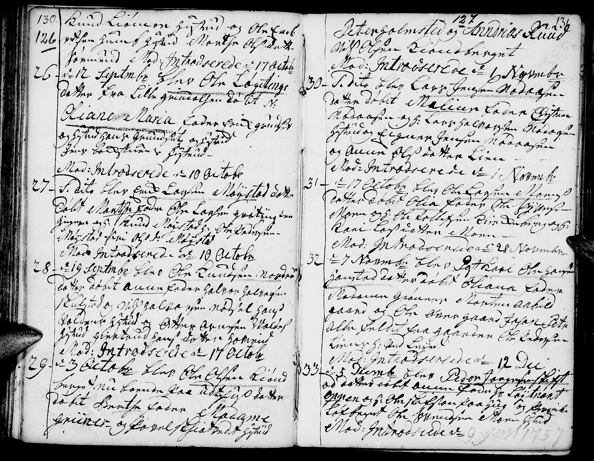 Elverum prestekontor, AV/SAH-PREST-044/H/Ha/Haa/L0002: Parish register (official) no. 2, 1751-1756, p. 130-131