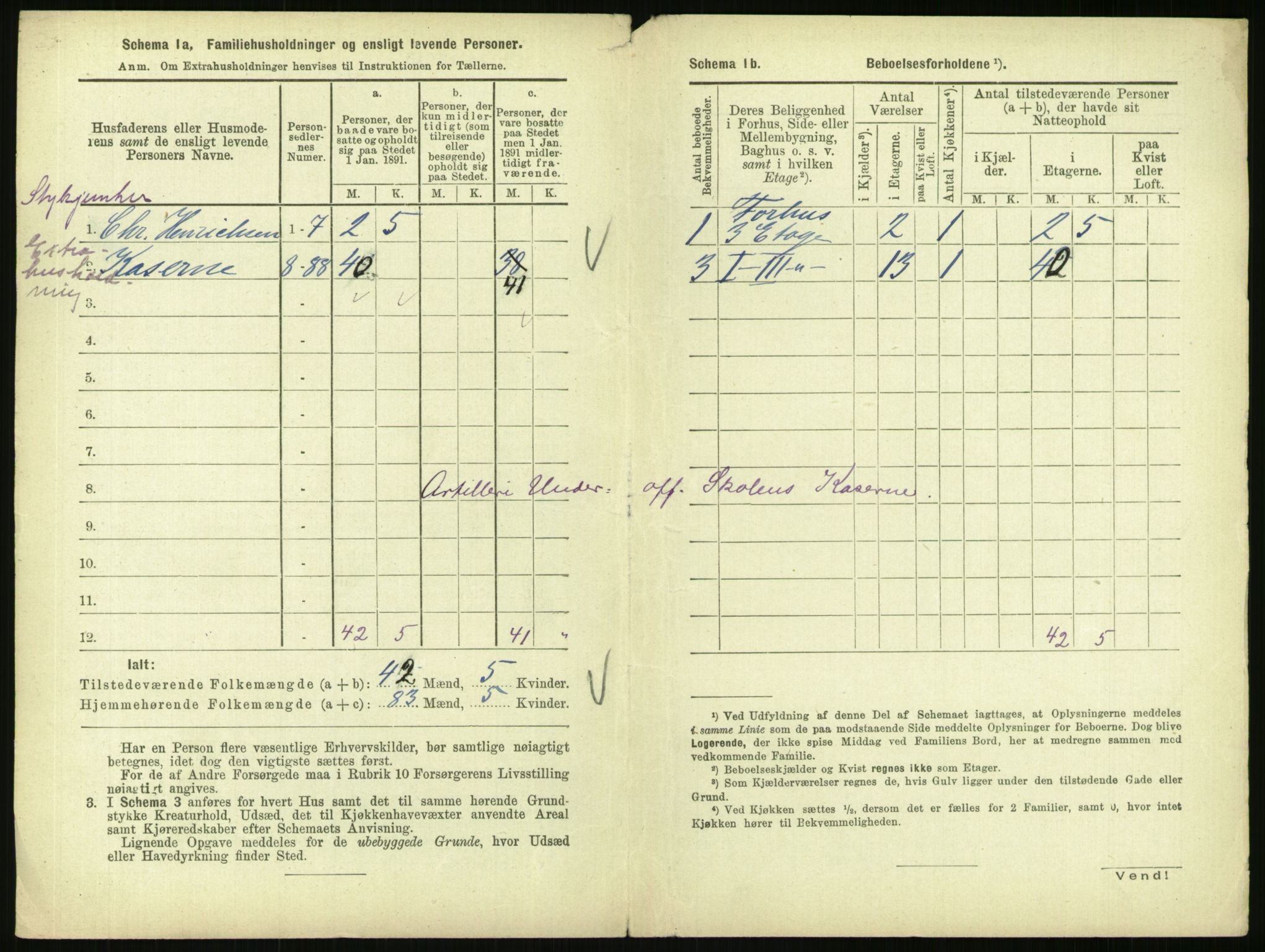 RA, 1891 census for 0301 Kristiania, 1891, p. 42990