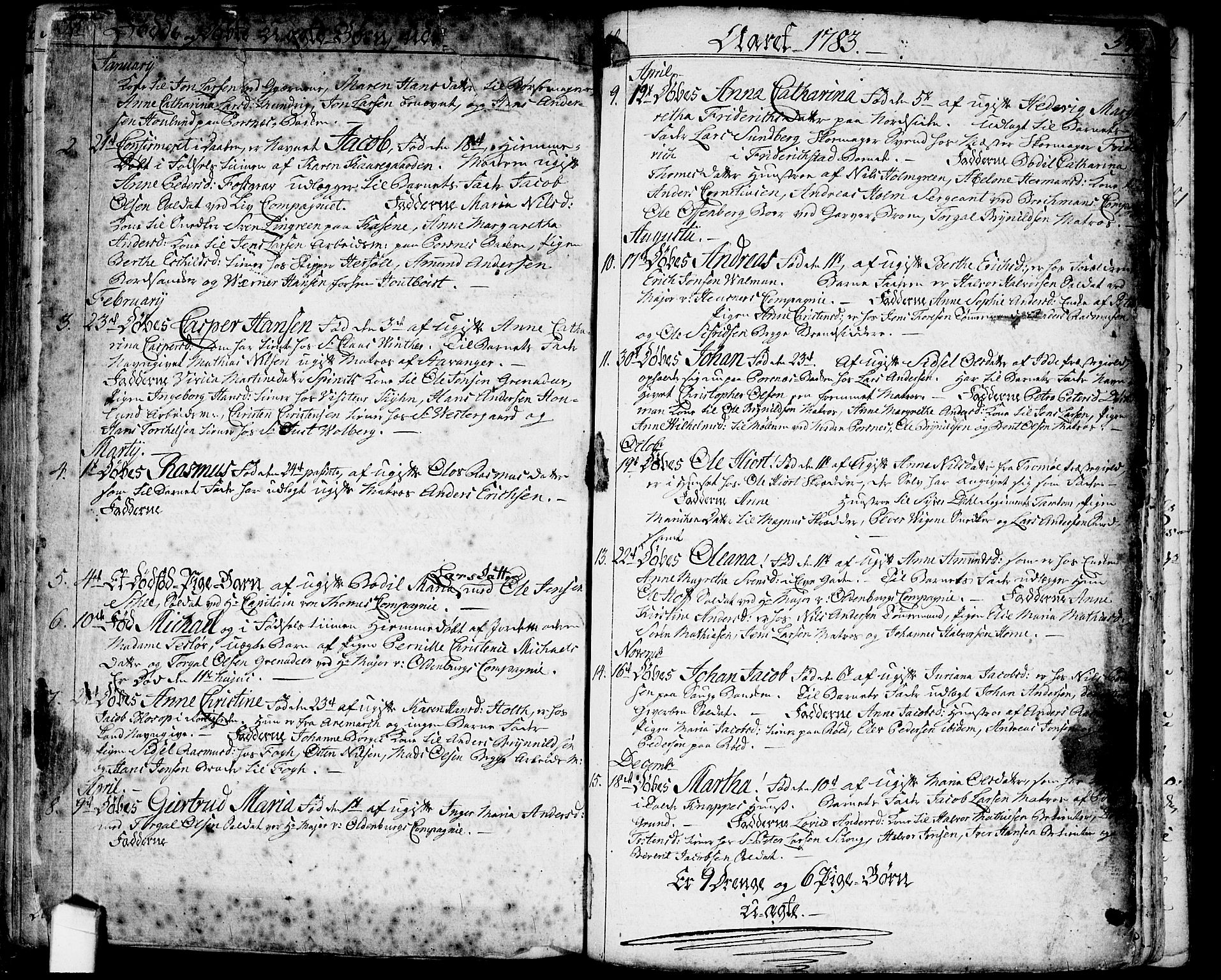Halden prestekontor Kirkebøker, SAO/A-10909/F/Fa/L0001: Parish register (official) no. I 1, 1758-1791, p. 594-595