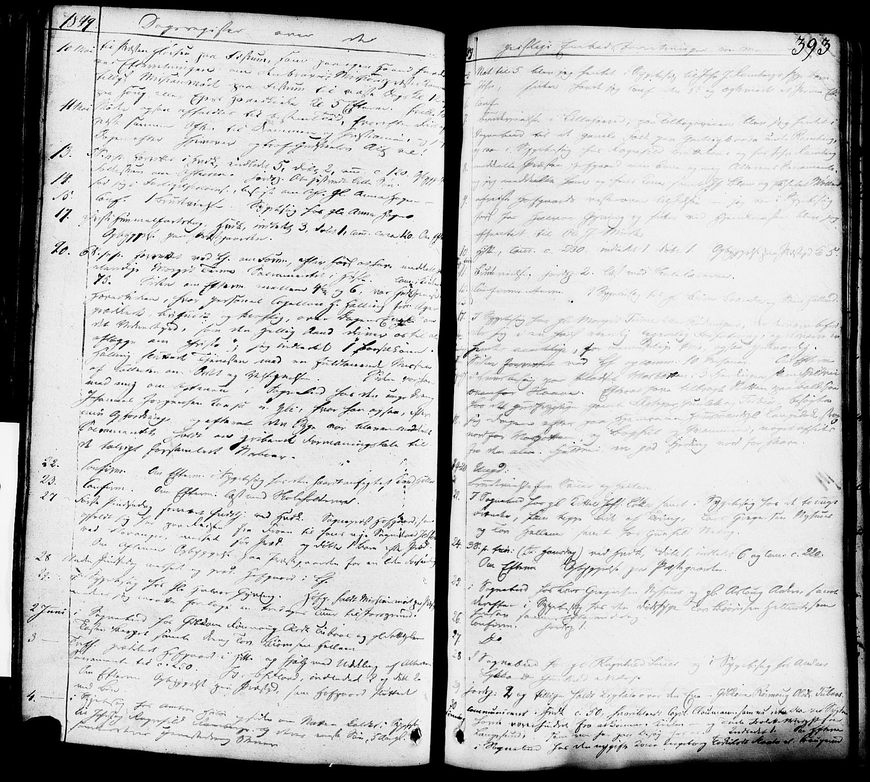 Heddal kirkebøker, AV/SAKO-A-268/F/Fa/L0006: Parish register (official) no. I 6, 1837-1854, p. 393