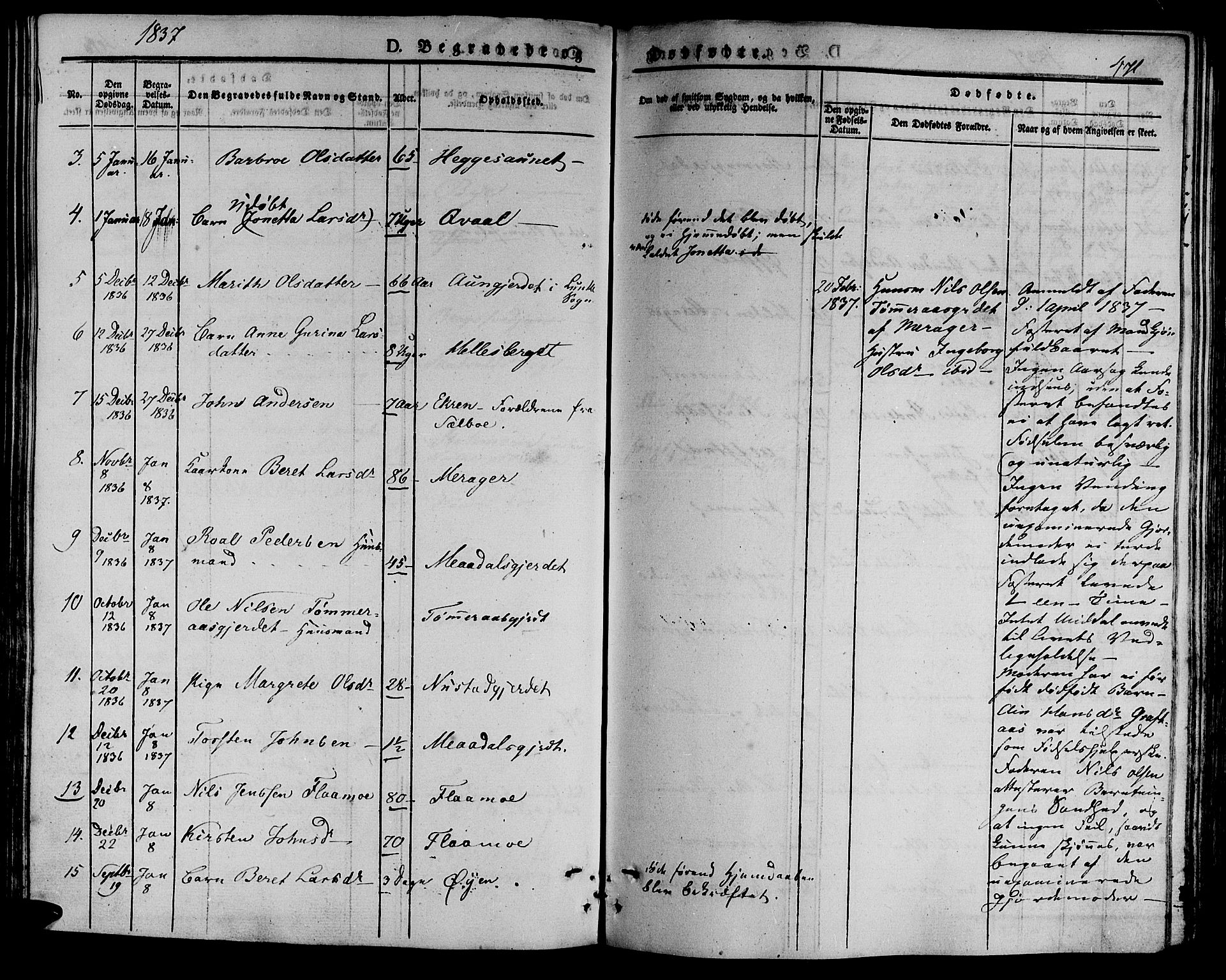 Ministerialprotokoller, klokkerbøker og fødselsregistre - Nord-Trøndelag, SAT/A-1458/709/L0072: Parish register (official) no. 709A12, 1833-1844, p. 471
