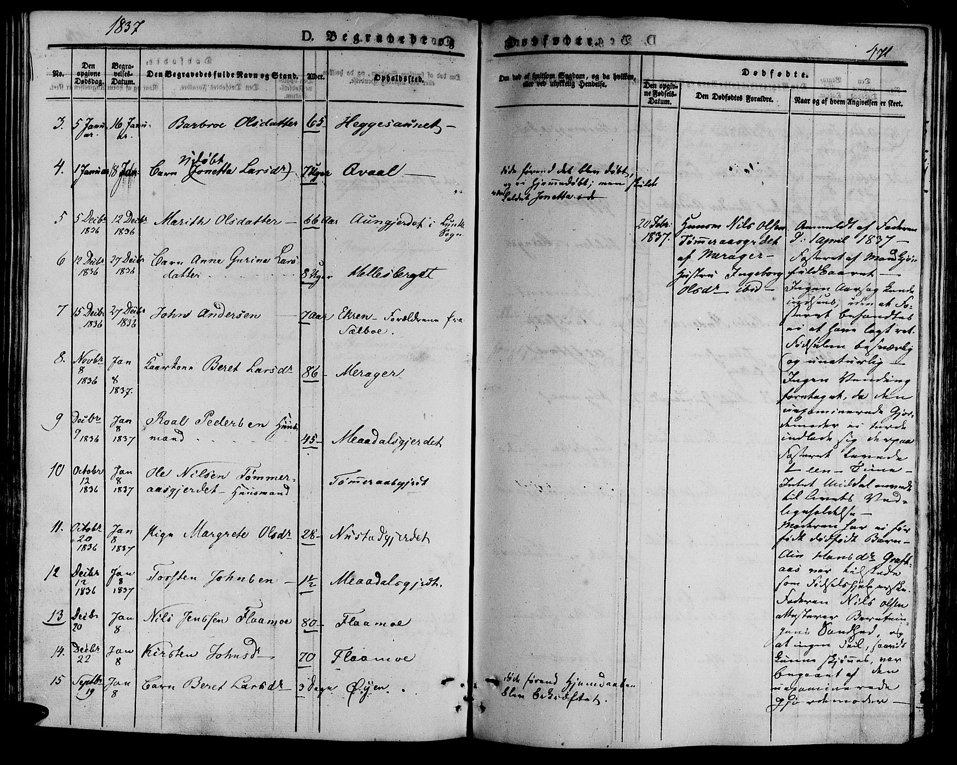 Ministerialprotokoller, klokkerbøker og fødselsregistre - Nord-Trøndelag, AV/SAT-A-1458/709/L0072: Parish register (official) no. 709A12, 1833-1844, p. 471