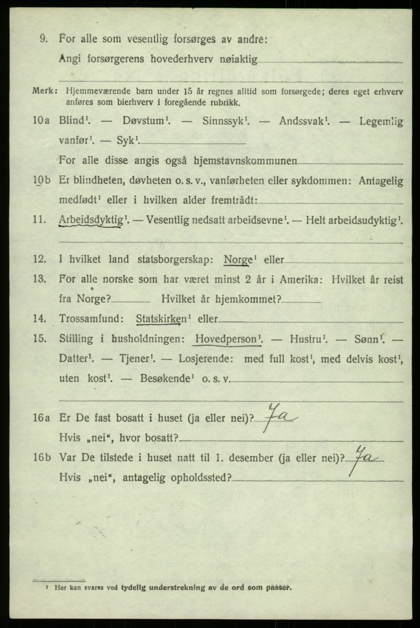 SAB, 1920 census for Åsane, 1920, p. 2828