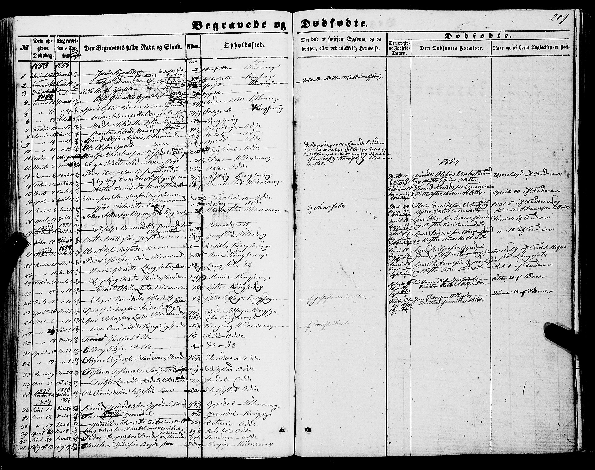 Ullensvang sokneprestembete, AV/SAB-A-78701/H/Haa: Parish register (official) no. A 11, 1854-1866, p. 209