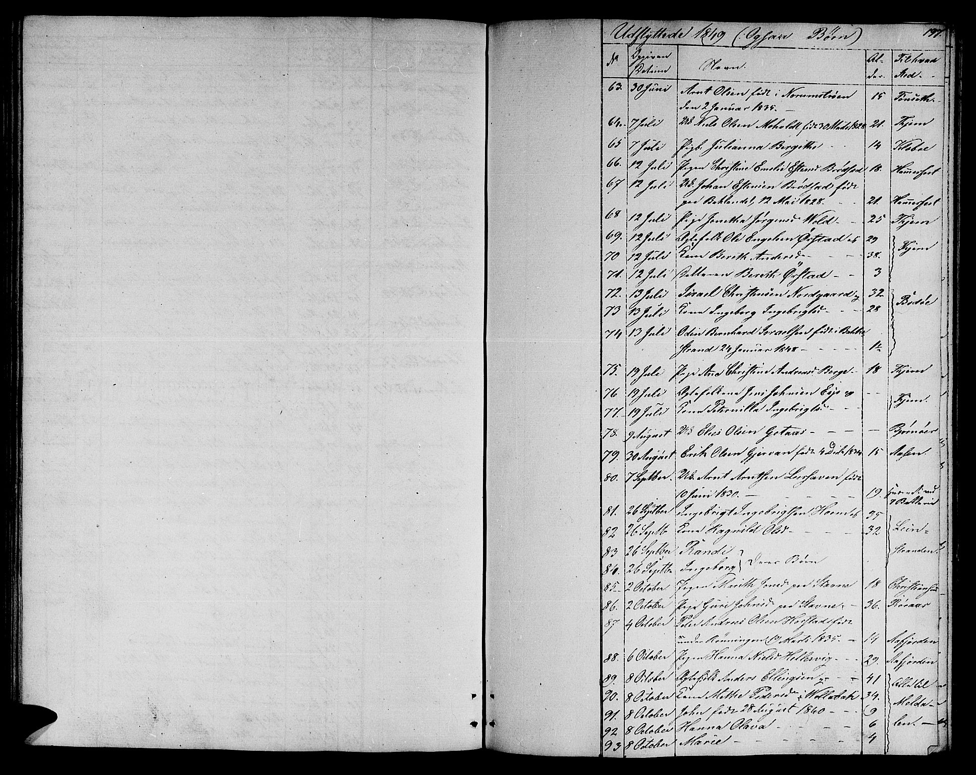 Ministerialprotokoller, klokkerbøker og fødselsregistre - Sør-Trøndelag, AV/SAT-A-1456/606/L0309: Parish register (copy) no. 606C05, 1841-1849, p. 197