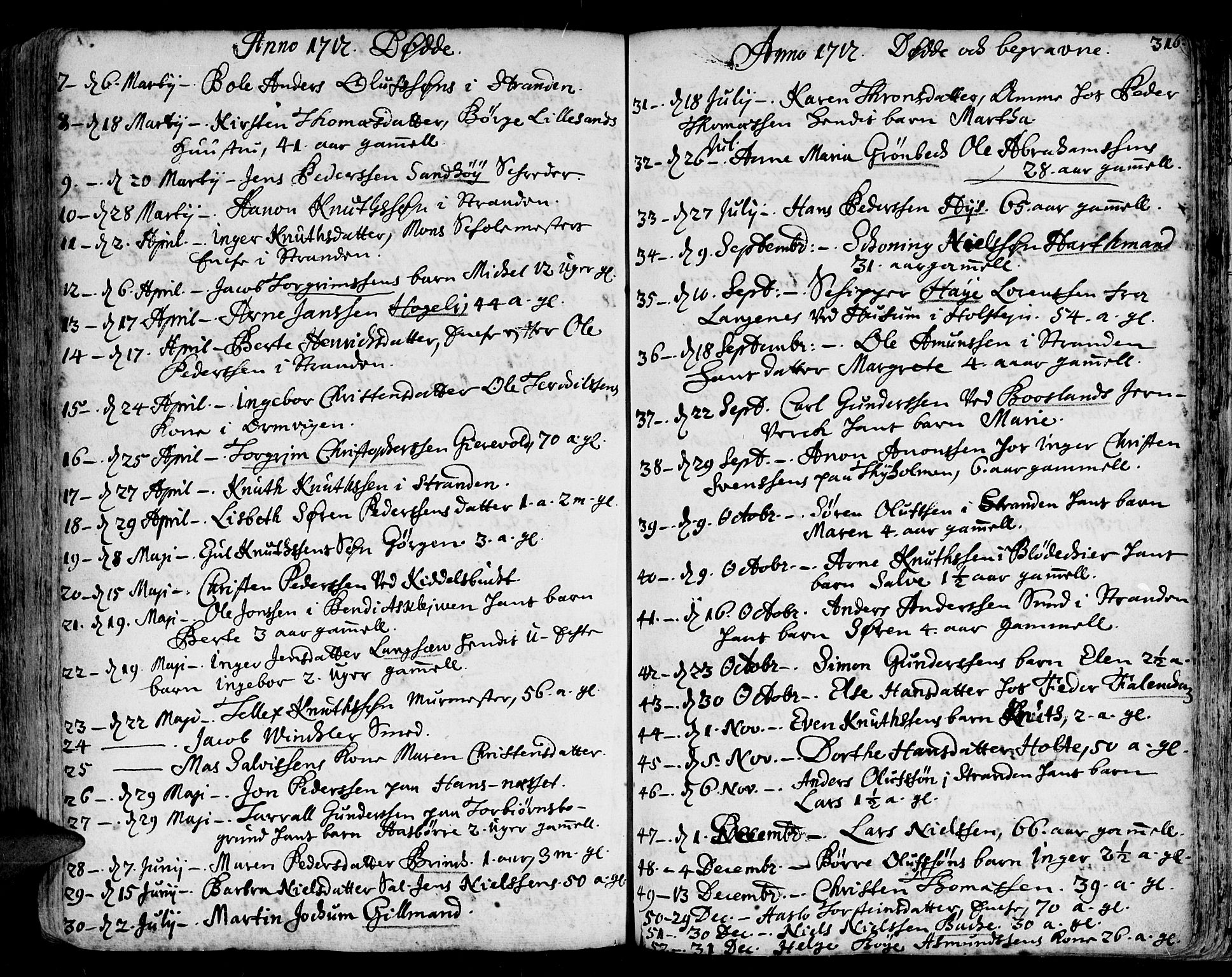 Arendal sokneprestkontor, Trefoldighet, SAK/1111-0040/F/Fa/L0001: Parish register (official) no. A 1, 1703-1815, p. 400