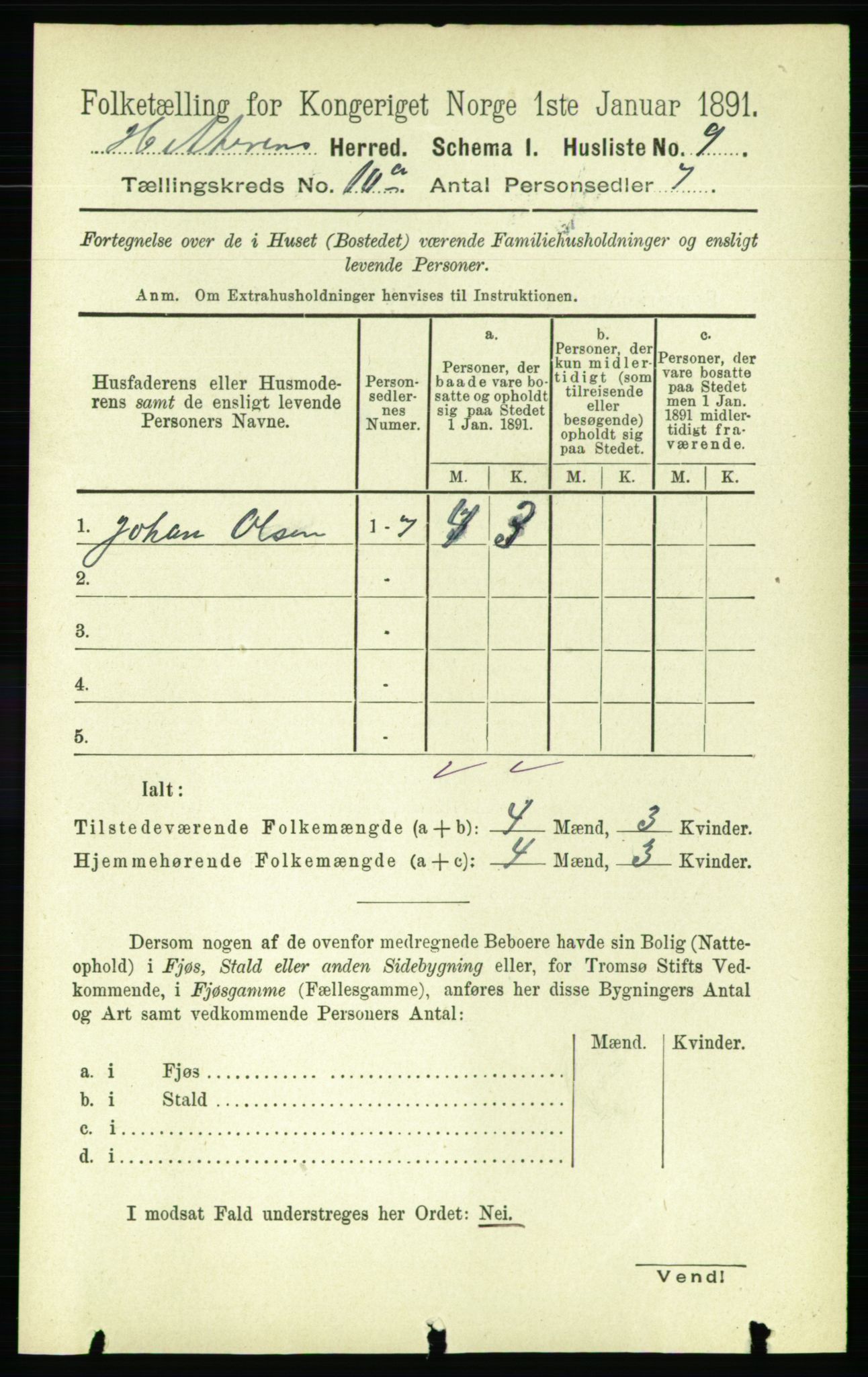 RA, 1891 census for 1617 Hitra, 1891, p. 2220