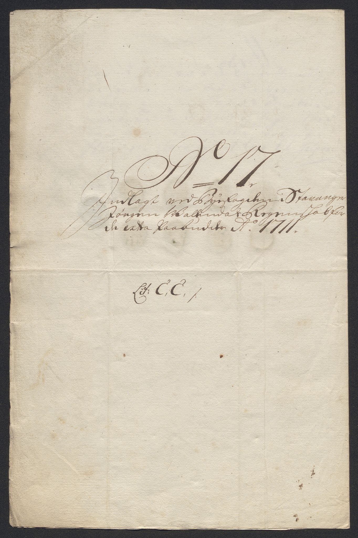 Rentekammeret inntil 1814, Reviderte regnskaper, Byregnskaper, RA/EA-4066/R/Ro/L0302: [O4] Kontribusjonsregnskap, 1687-1711, p. 396