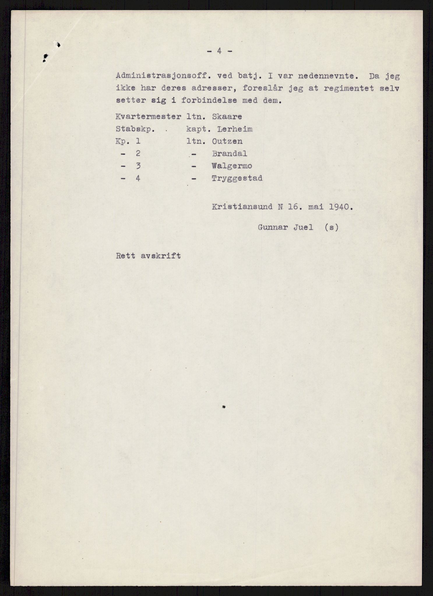 Forsvaret, Forsvarets krigshistoriske avdeling, AV/RA-RAFA-2017/Y/Yb/L0113: II-C-11-510-512  -  5. Divisjon., 1940, p. 287