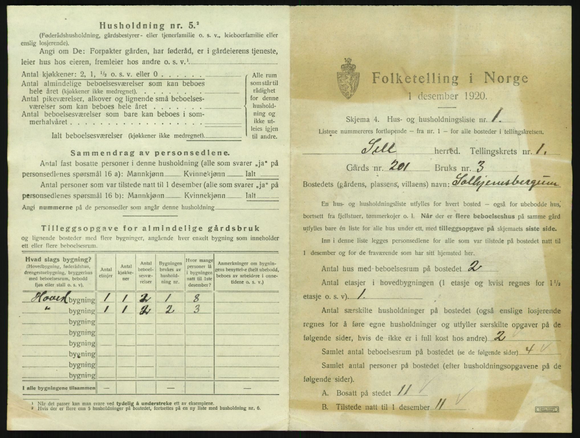 SAH, 1920 census for Sel, 1920, p. 36