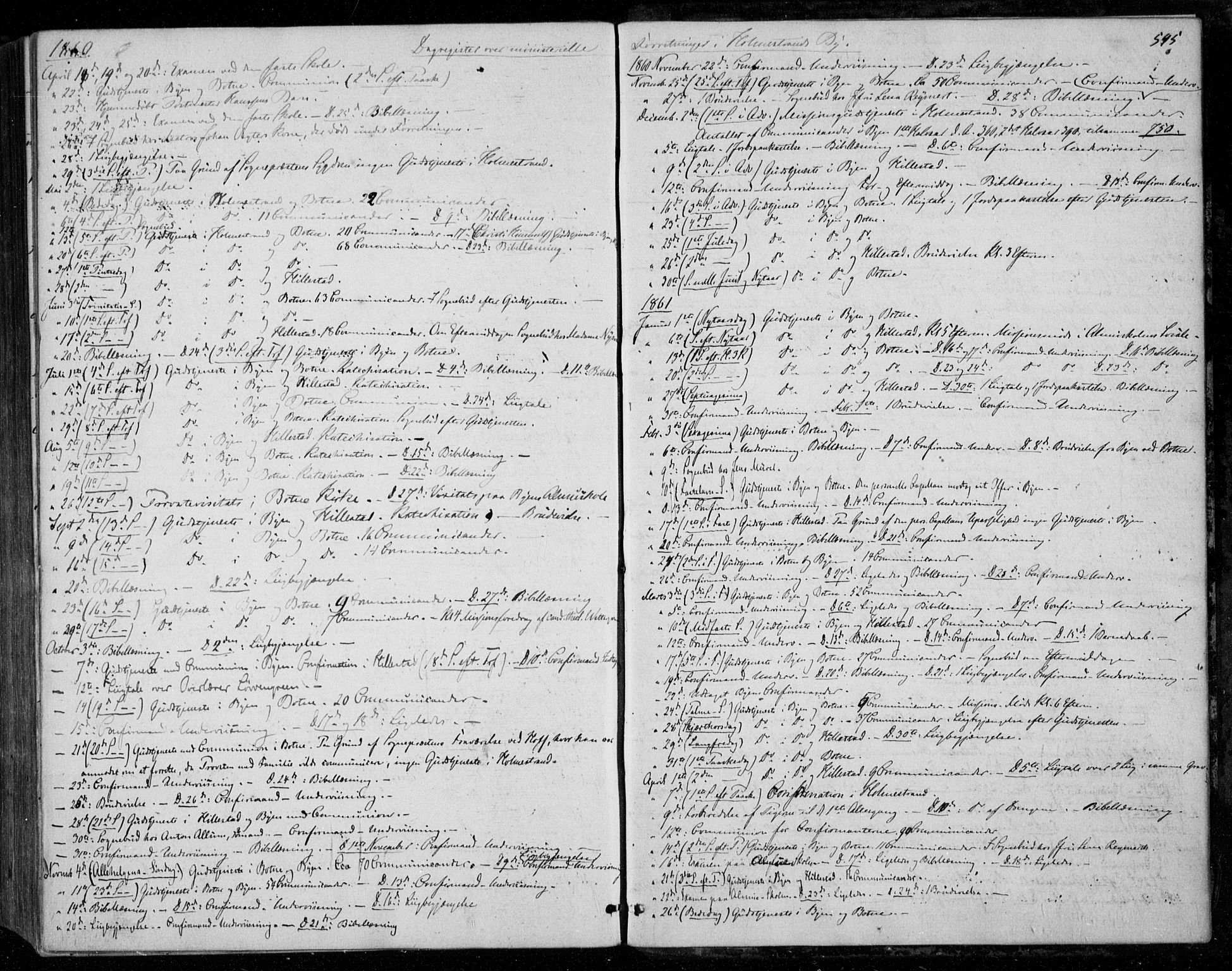 Holmestrand kirkebøker, SAKO/A-346/F/Fa/L0002: Parish register (official) no. 2, 1840-1866, p. 595