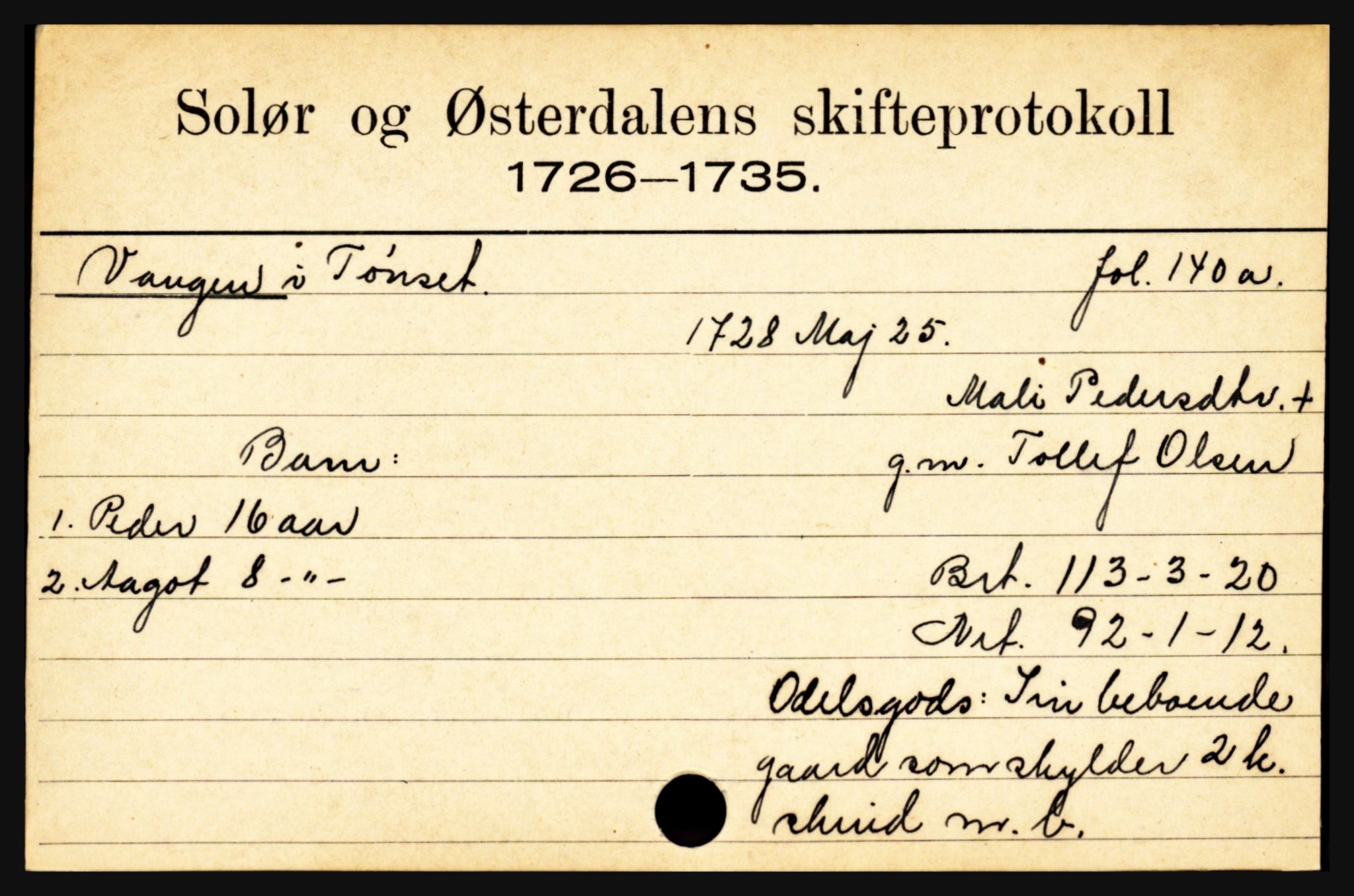 Solør og Østerdalen sorenskriveri, SAH/TING-024/J, 1716-1774, p. 6881