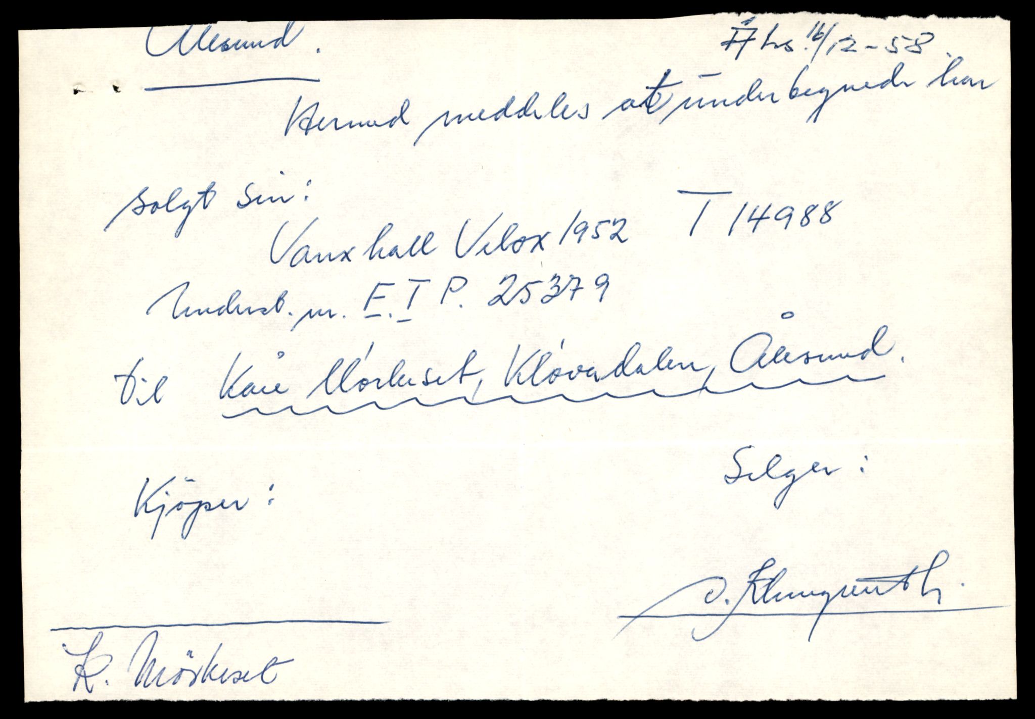 Møre og Romsdal vegkontor - Ålesund trafikkstasjon, AV/SAT-A-4099/F/Fe/L0049: Registreringskort for kjøretøy T 14864 - T 18613, 1927-1998, p. 2977
