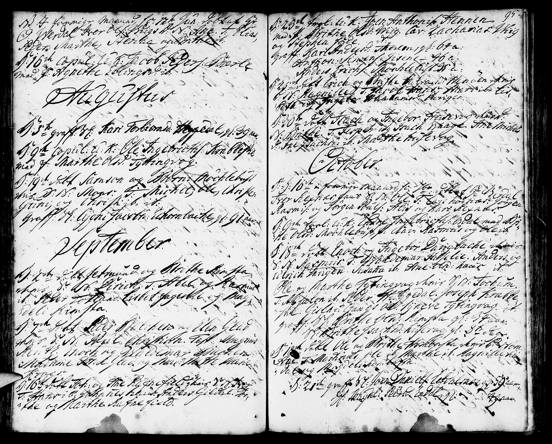 Davik sokneprestembete, SAB/A-79701/H/Haa/Haaa/L0002: Parish register (official) no. A 2, 1742-1816, p. 95
