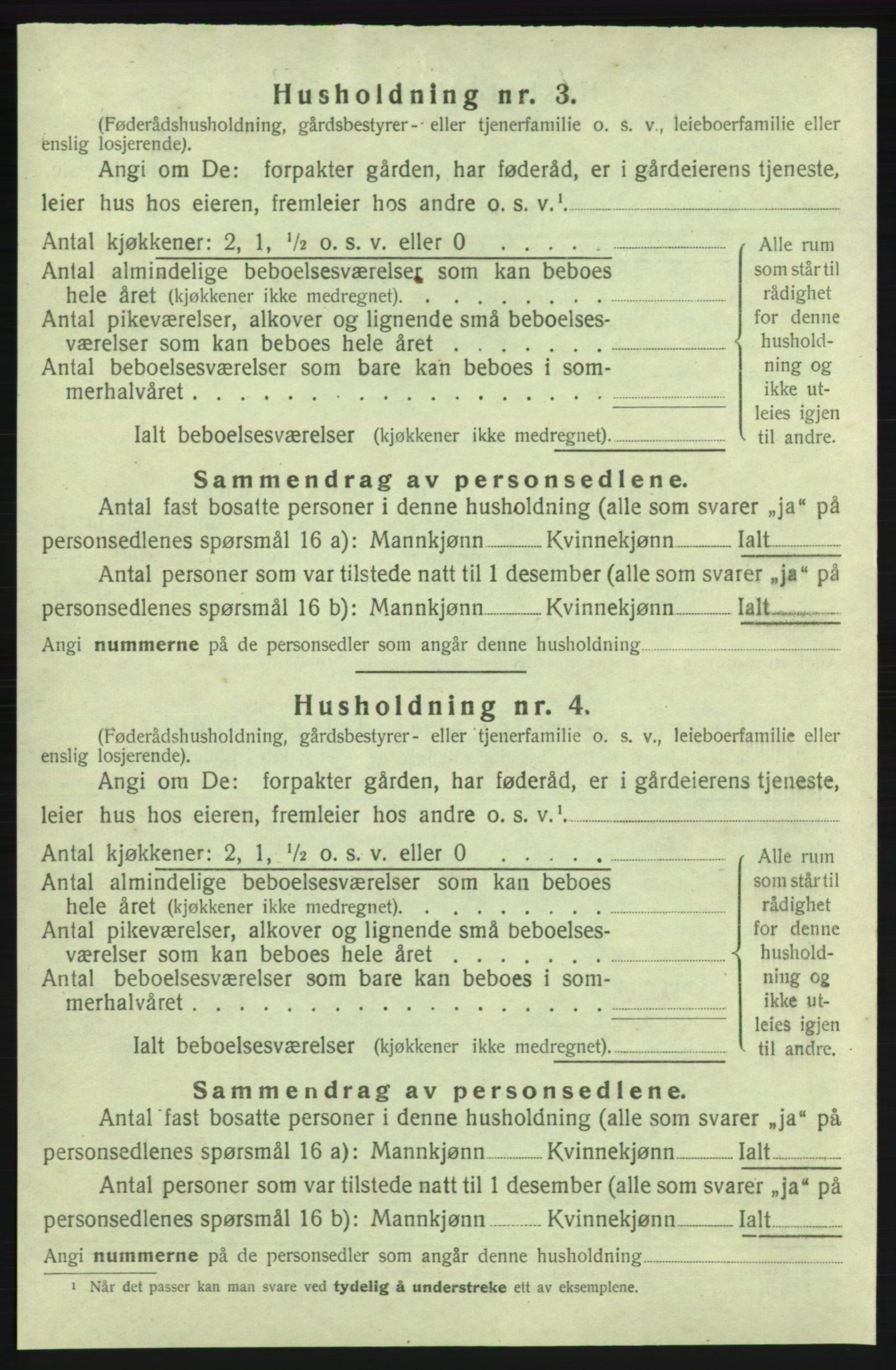 SAB, 1920 census for Kvinnherad, 1920, p. 1246
