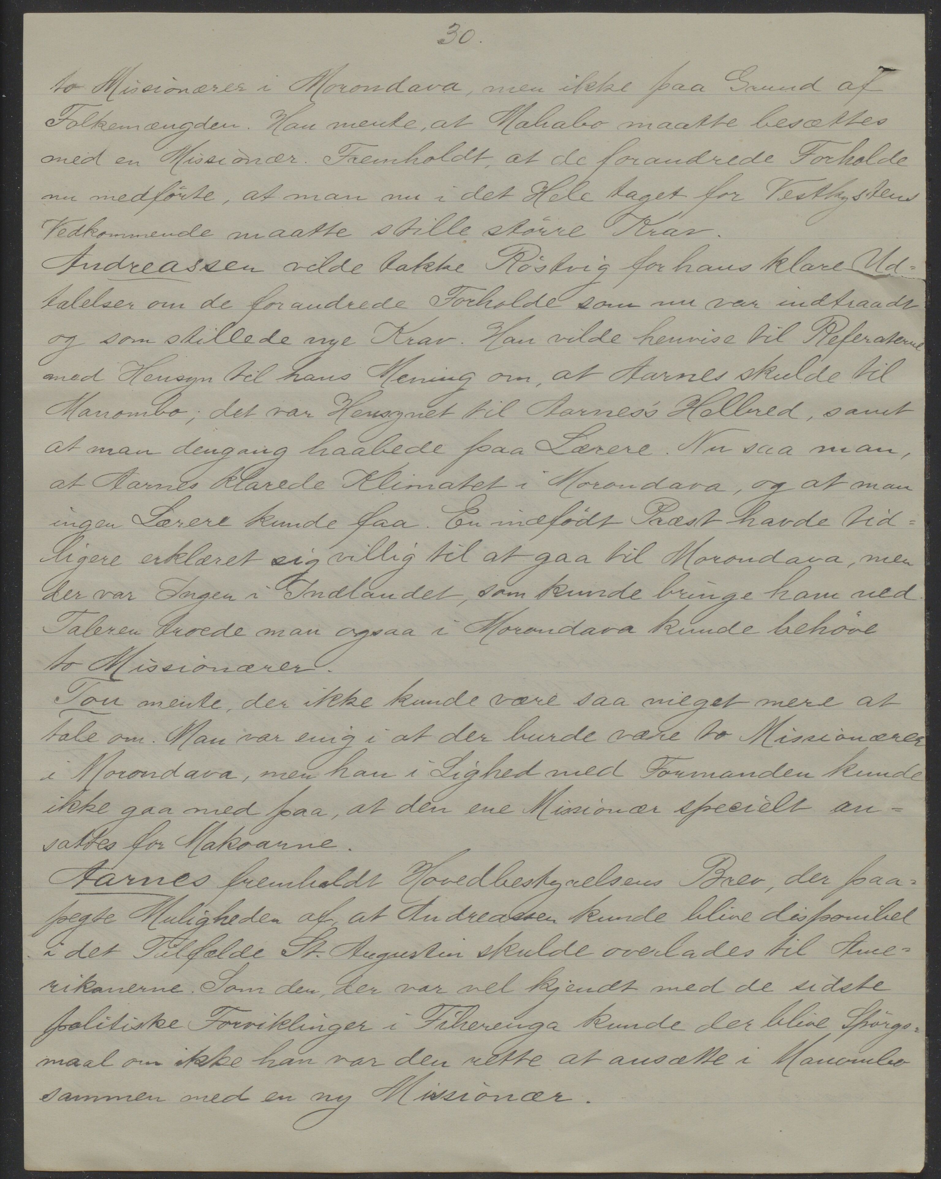 Det Norske Misjonsselskap - hovedadministrasjonen, VID/MA-A-1045/D/Da/Daa/L0039/0003: Konferansereferat og årsberetninger / Konferansereferat fra Vest-Madagaskar., 1892, p. 30