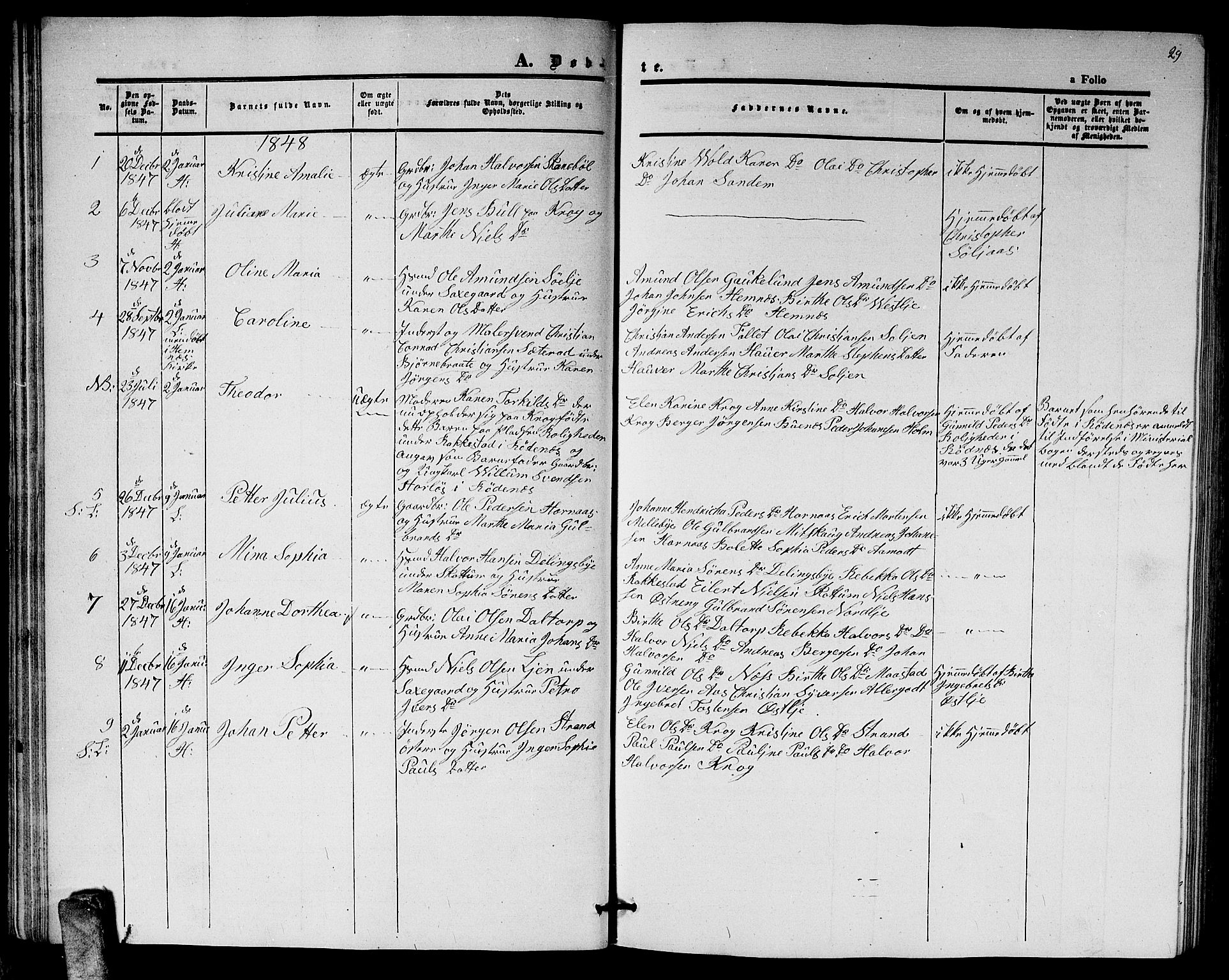 Høland prestekontor Kirkebøker, AV/SAO-A-10346a/G/Ga/L0003: Parish register (copy) no. I 3, 1846-1853, p. 29