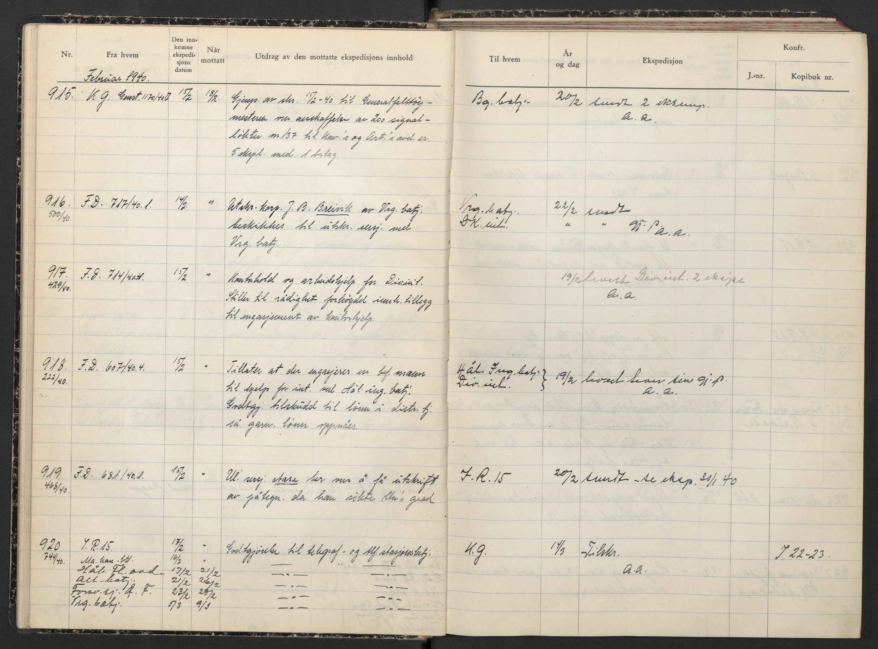 Forsvaret, Forsvarets krigshistoriske avdeling, AV/RA-RAFA-2017/Y/Yb/L0120: II-C-11-600  -  6. Divisjon, 1940, p. 216