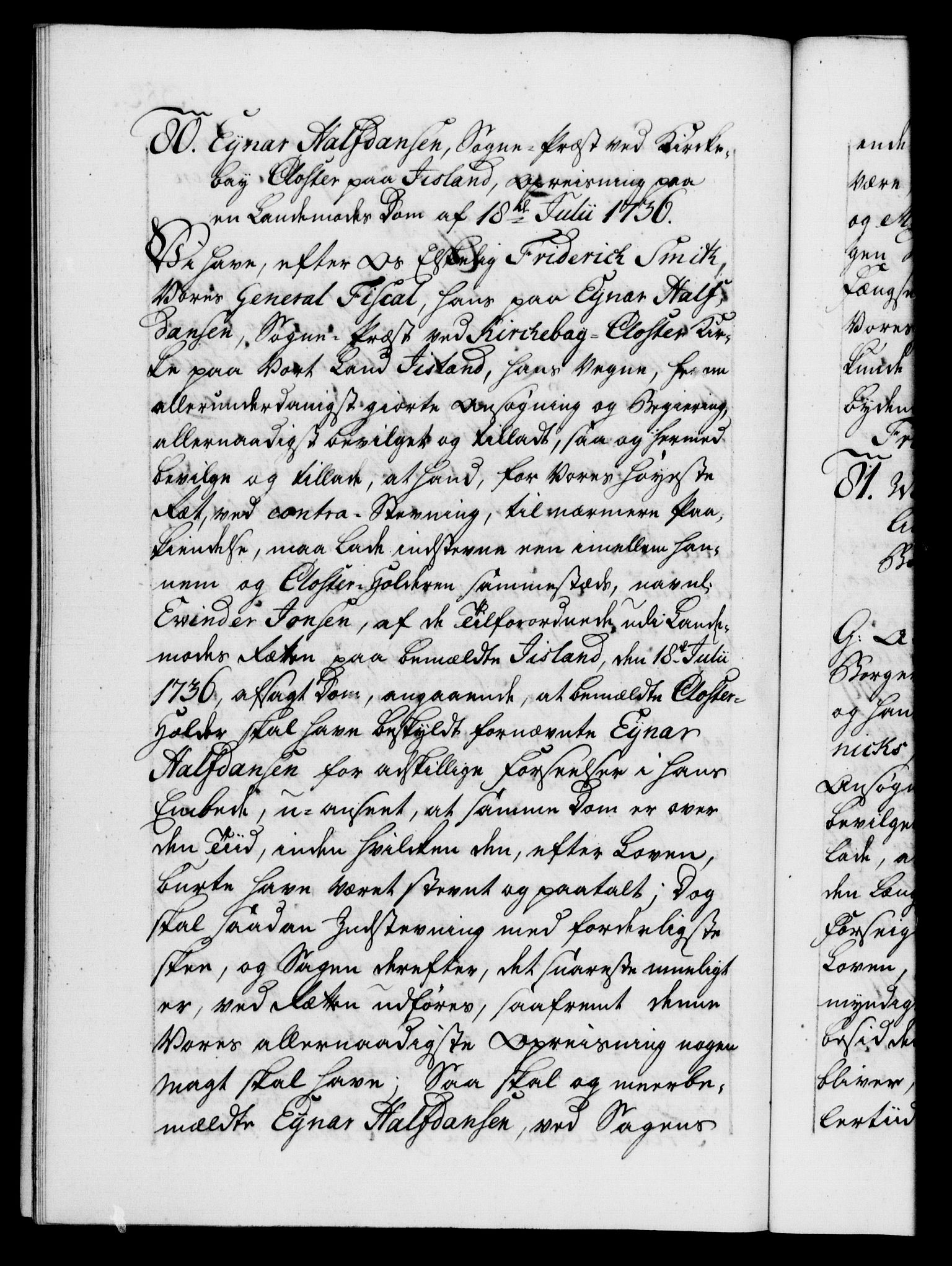 Danske Kanselli 1572-1799, AV/RA-EA-3023/F/Fc/Fca/Fcaa/L0031: Norske registre, 1739-1740, p. 382b